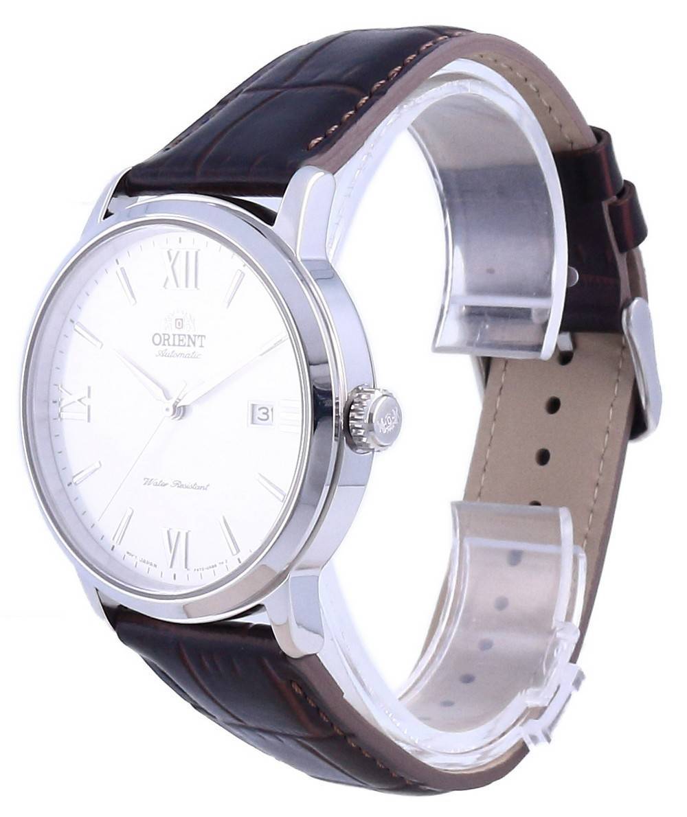 Orient Contemporary White Dial Leather Automatic RA-AC0F12S10B RA-AC0F12S30B Men's Watch