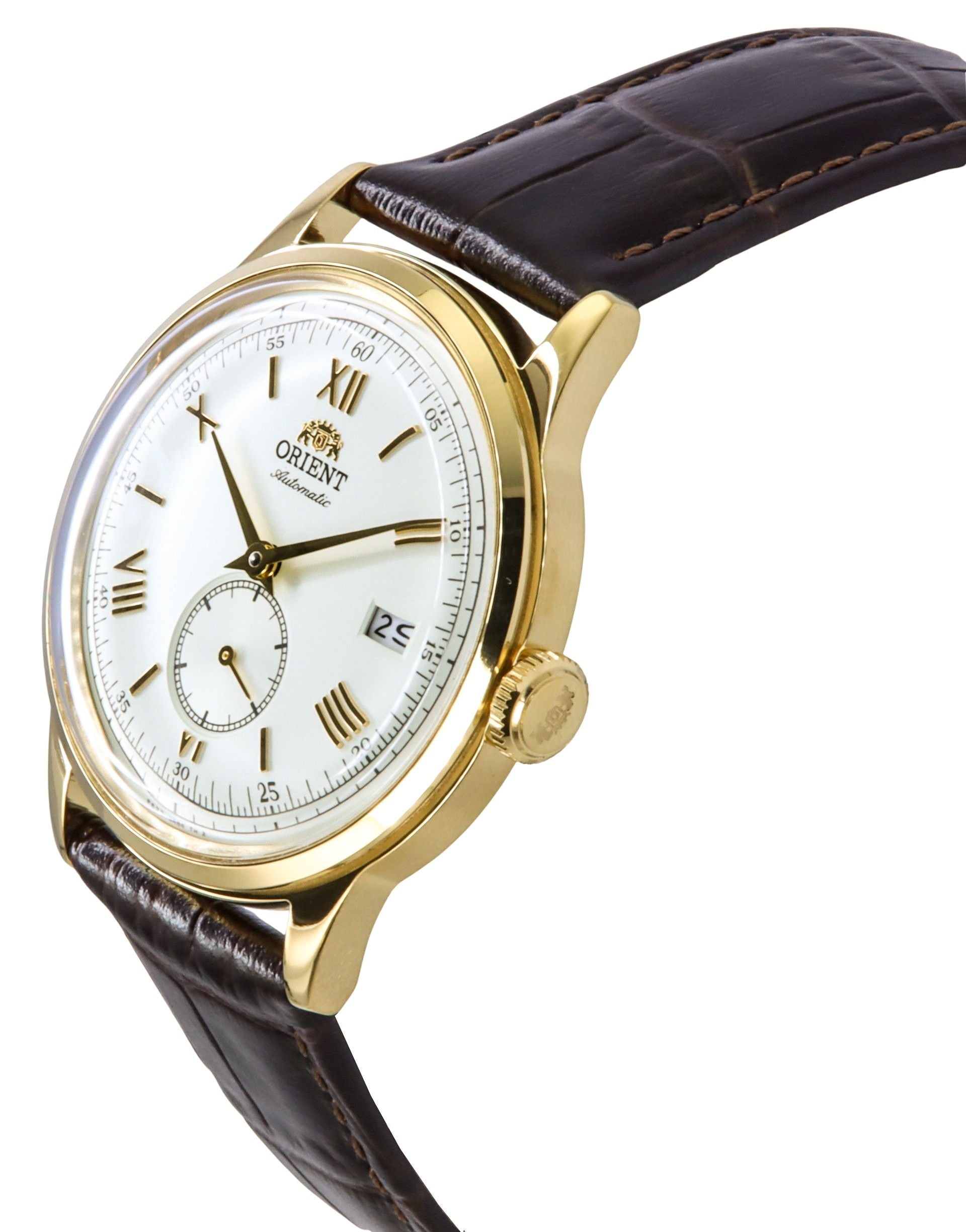 Orient Bambino Version 2 Small Seconds Leather Strap Silver Dial Automatic RA-AP0106S Men's Watch