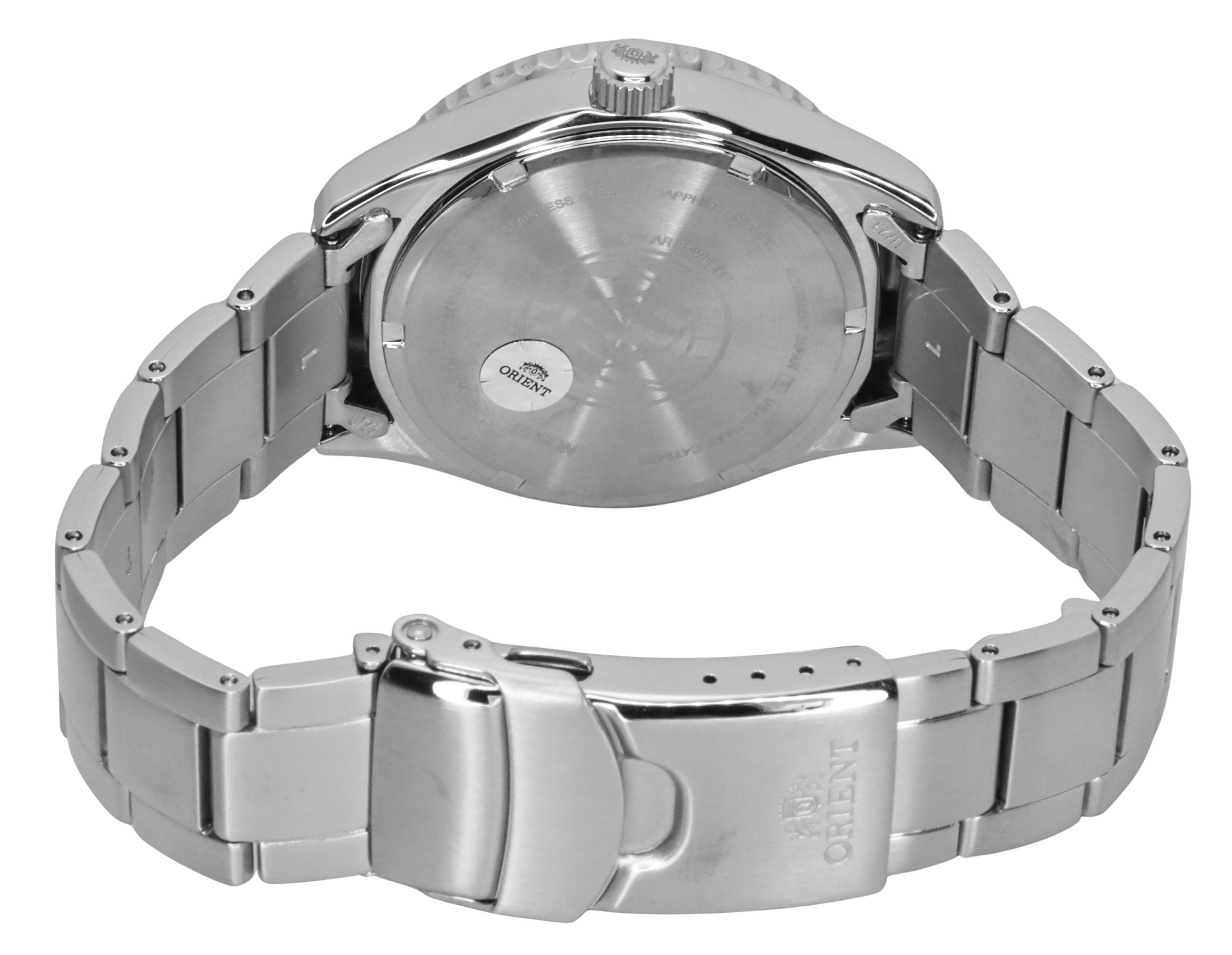Orient Mako III Stainless Steel Blue Dial Solar Diver's RA-WJ0002L 200M Men's Watch