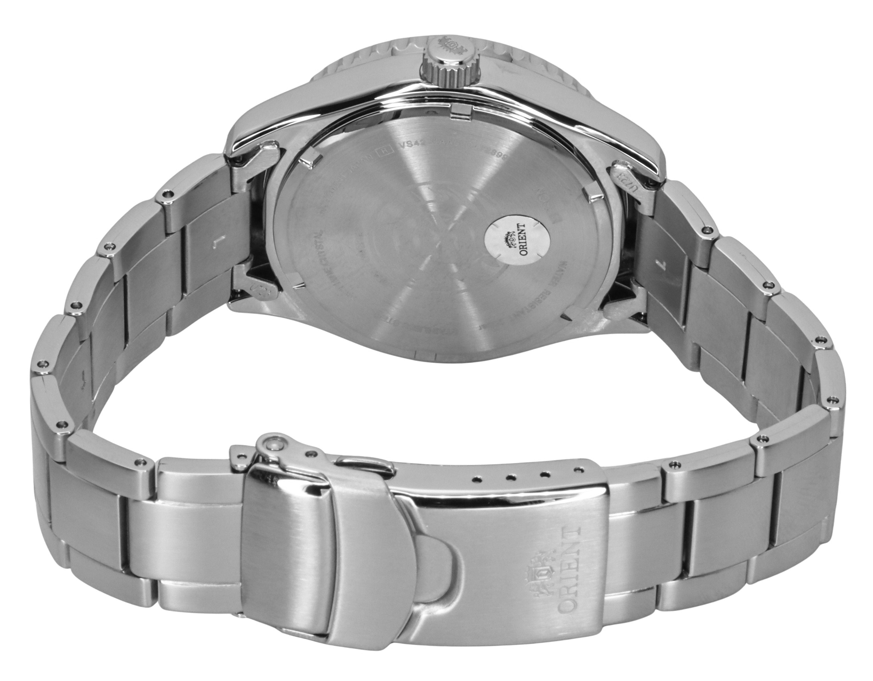 Orient Mako III Stainless Steel Brown Dial Solar Diver's RA-WJ0004Y 200M Men's Watch