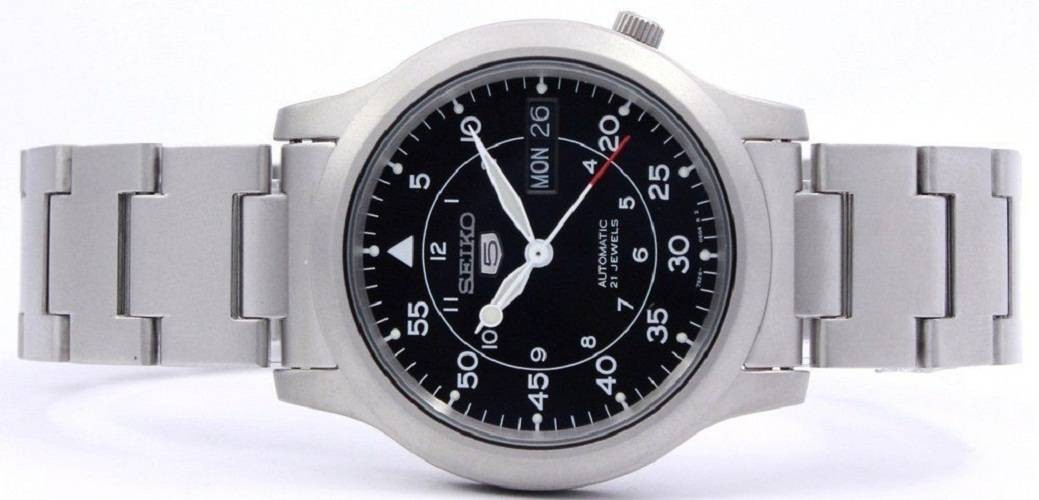 Refurbished Seiko 5 Automatic  SNK809 SNK809K1 SNK809K  21 Jewel  Men's Watch
