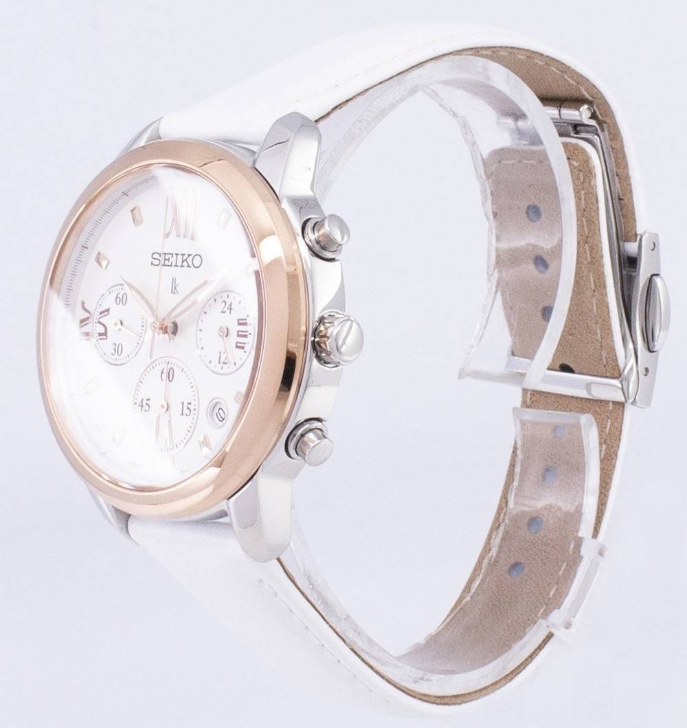 Refurbished Seiko Lukia Chronograph Quartz SRWZ84 SRWZ84P1 SRWZ84P Women's Watch