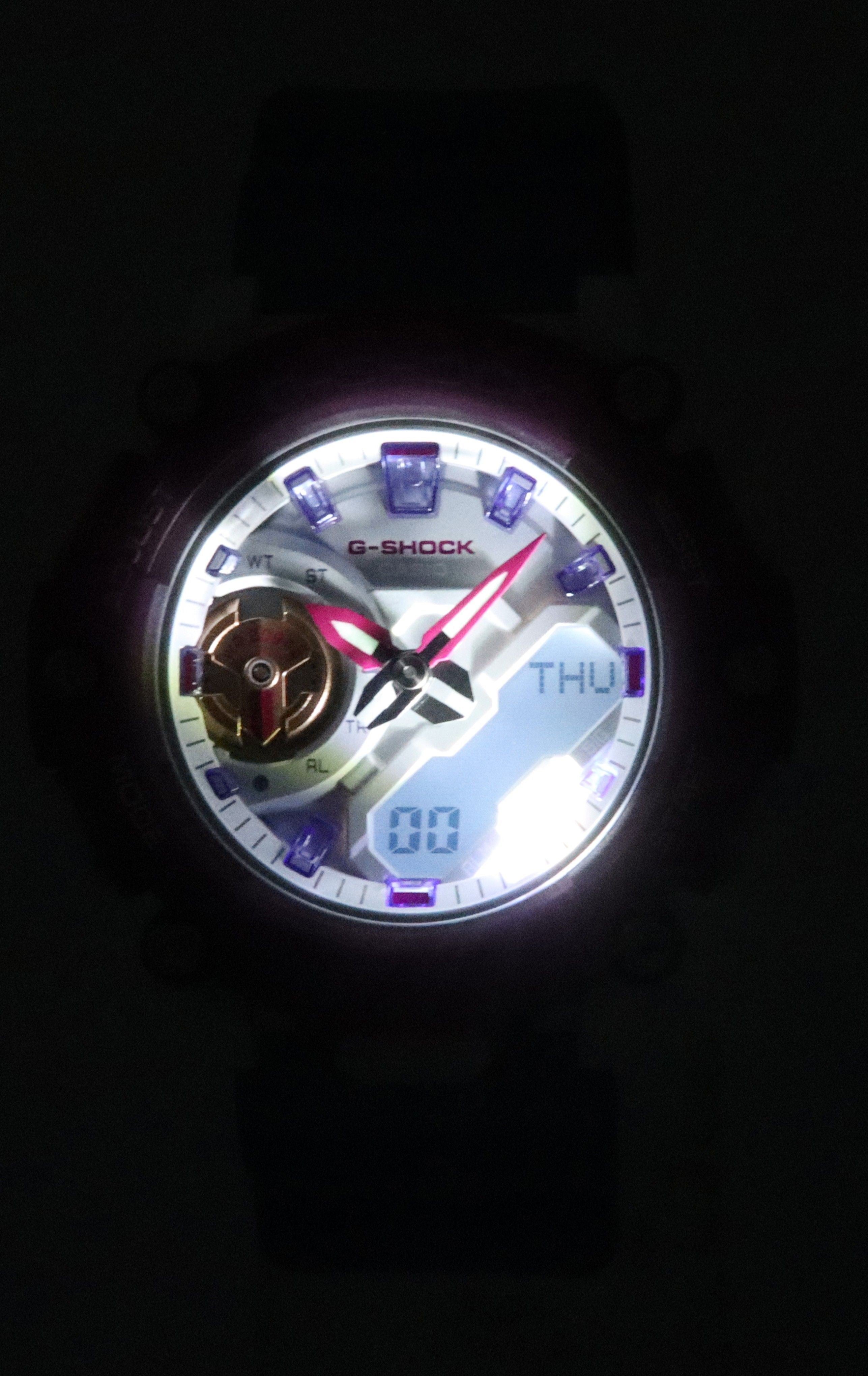 Refurbished Casio G-Shock Analog Digital Translucent Resin Strap Quartz GMA-S2200PE-6A 200M Women's Watch