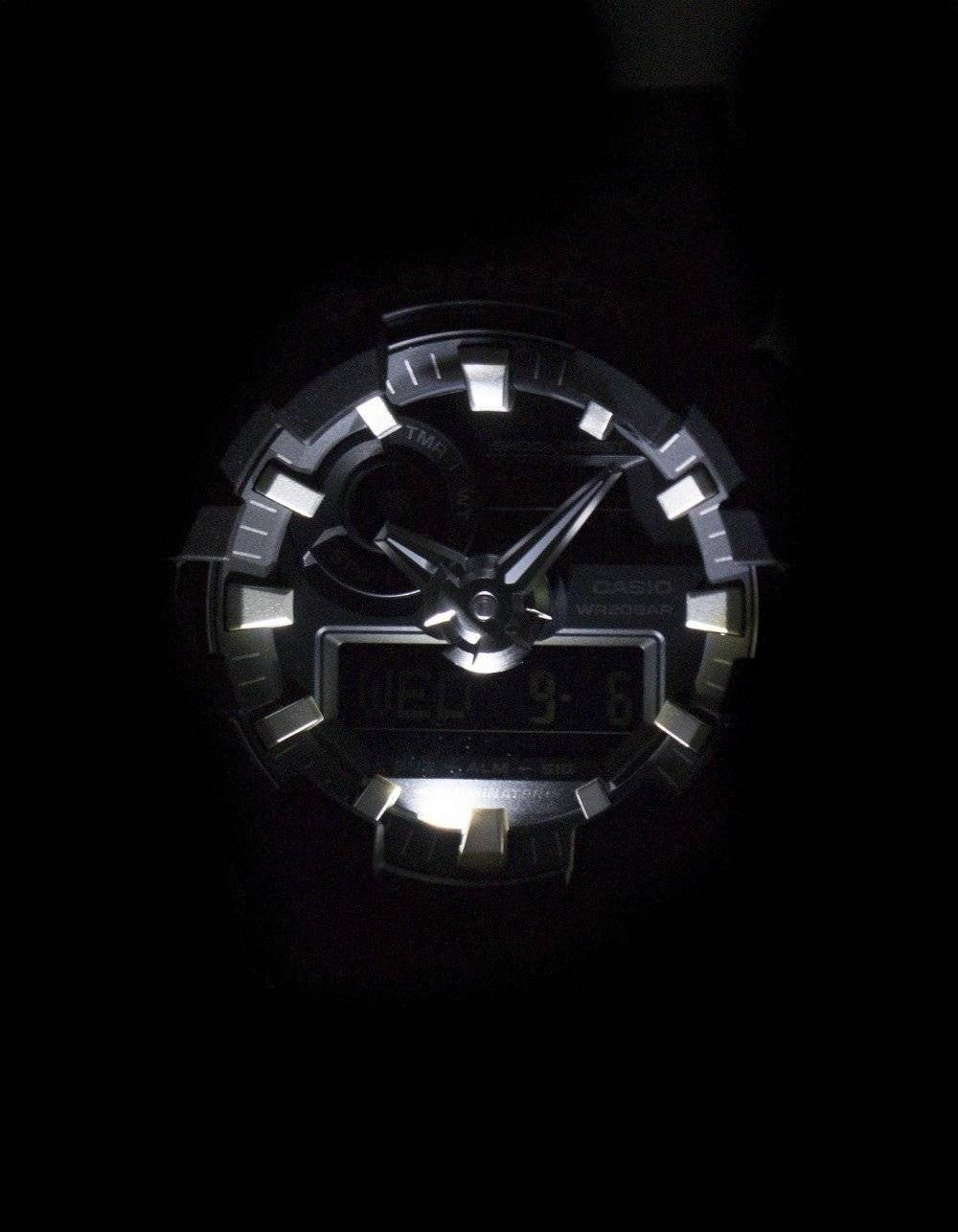 Refurbished Casio G-Shock Analog Digital GA-700-1B GA700-1B Men's Watch