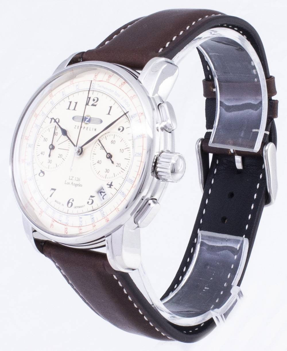 Refurbished Zeppelin Series LZ126 7614-5 76145 Germany Made Men's Watch