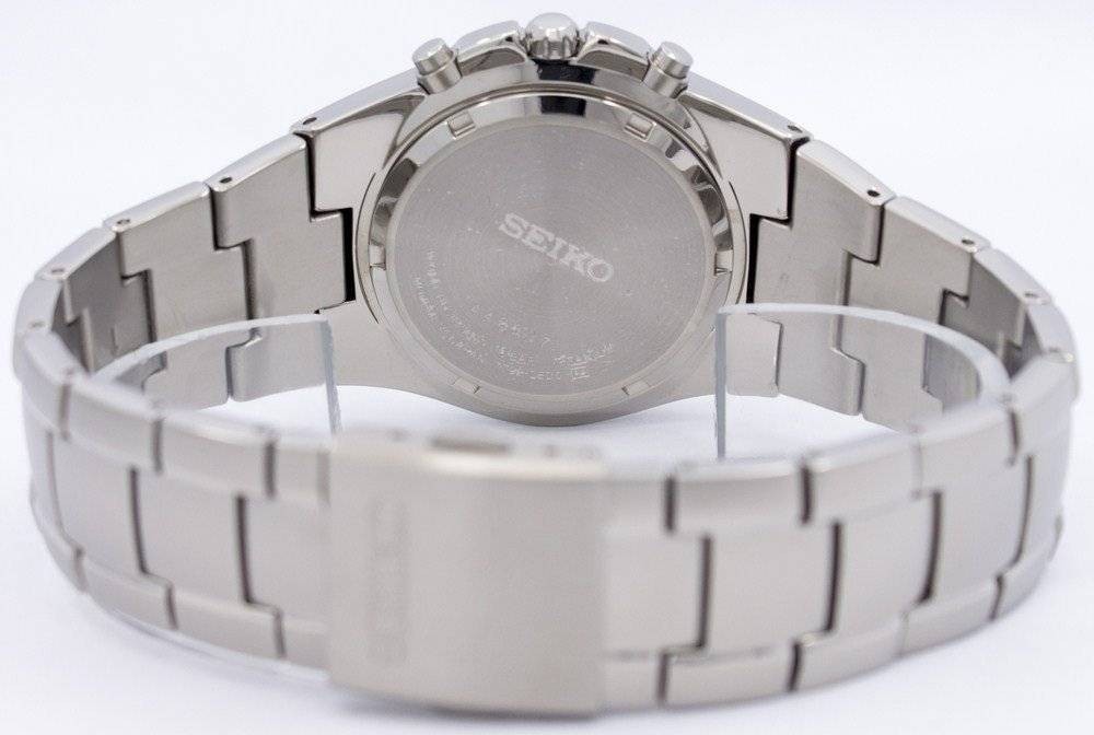 Refurbished Seiko Titanium Chronograph SND419 SND419P1 SND419P Men's Watch