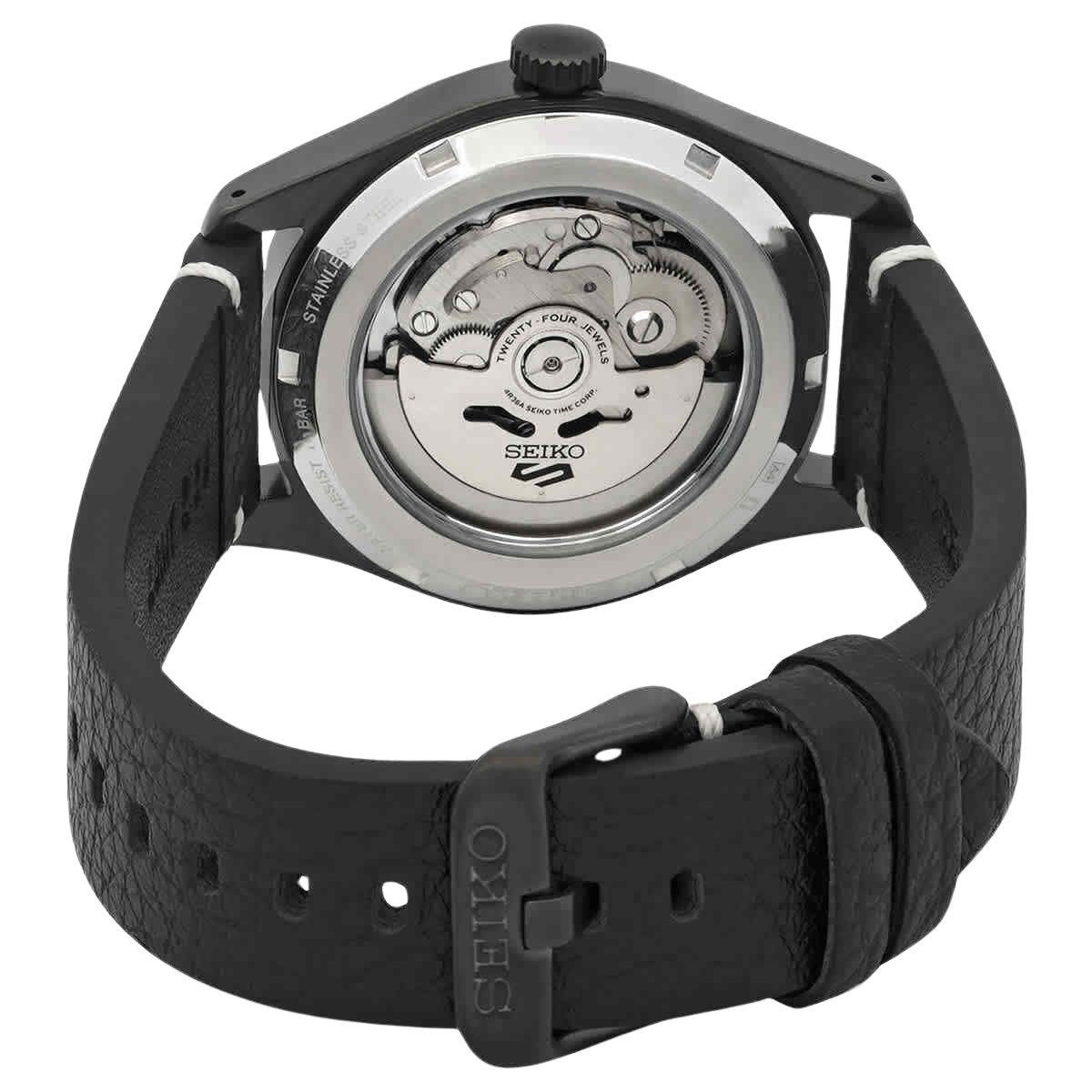 Refurbished Seiko 5 Sports Field Collection Brown Dial Leather Strap Automatic SRPG41 SRPG41K1 SRPG41K 100M Men's Watch