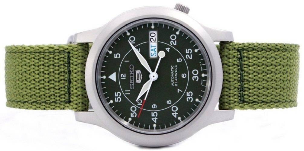 Refurbished Seiko 5 Military Automatic Nylon SNK805K2 Men's Watch
