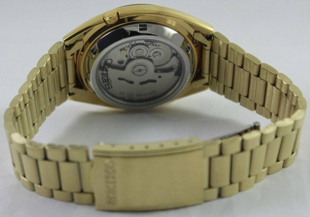 Refurbished Seiko 5 Automatic Gold Dial SNXL72K1 SNXL72K Men's Watch