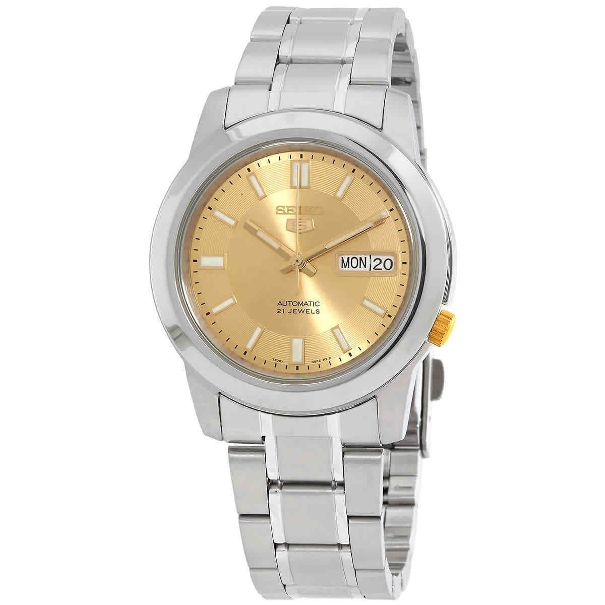 Refurbished Seiko 5 Automatic 21 Jewels SNKK13 SNKK13K1 SNKK13K Men's Watch