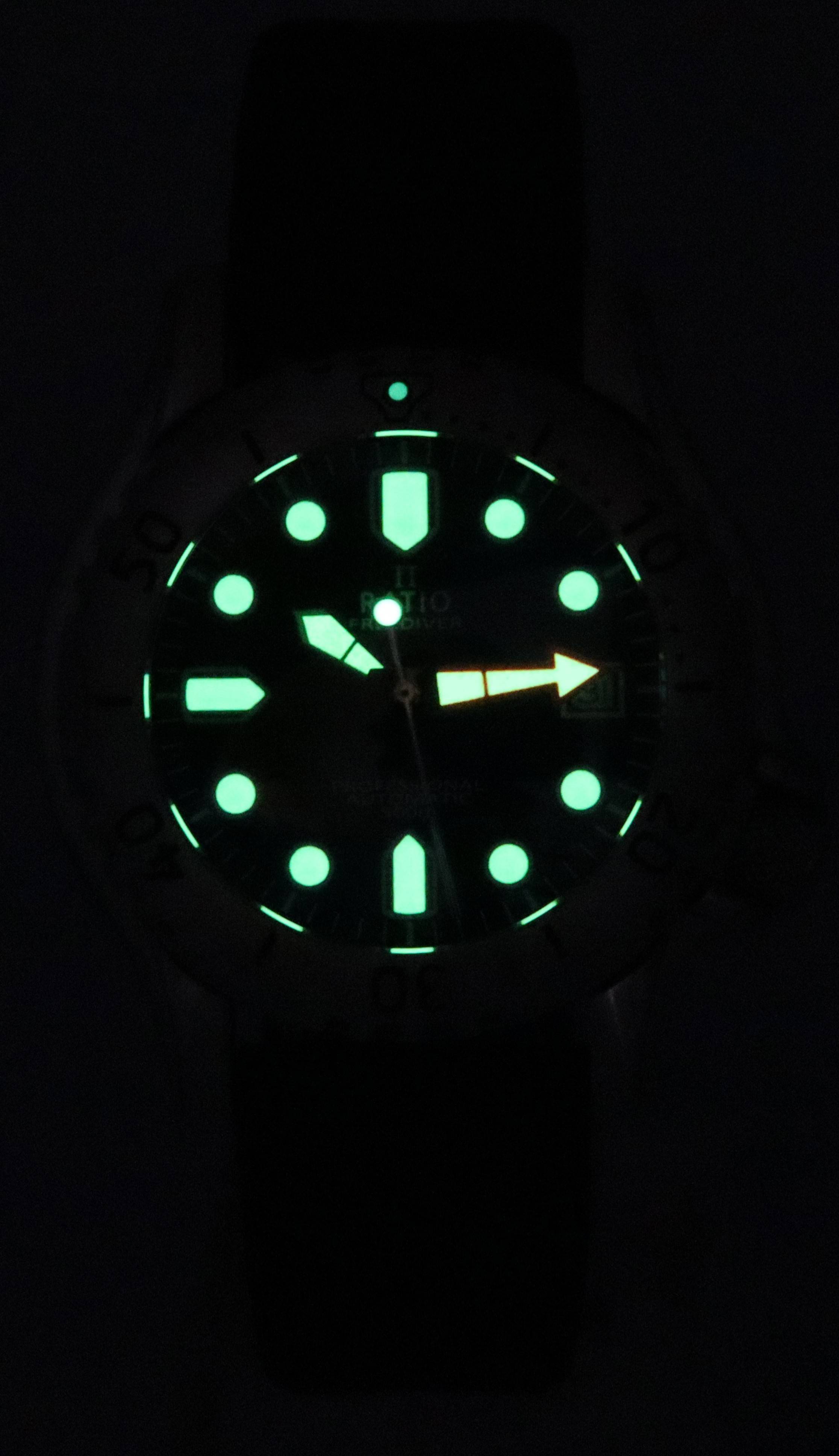 Ratio FreeDiver Professional Sapphire Black Dial Automatic RTF015 500M Men's Watch