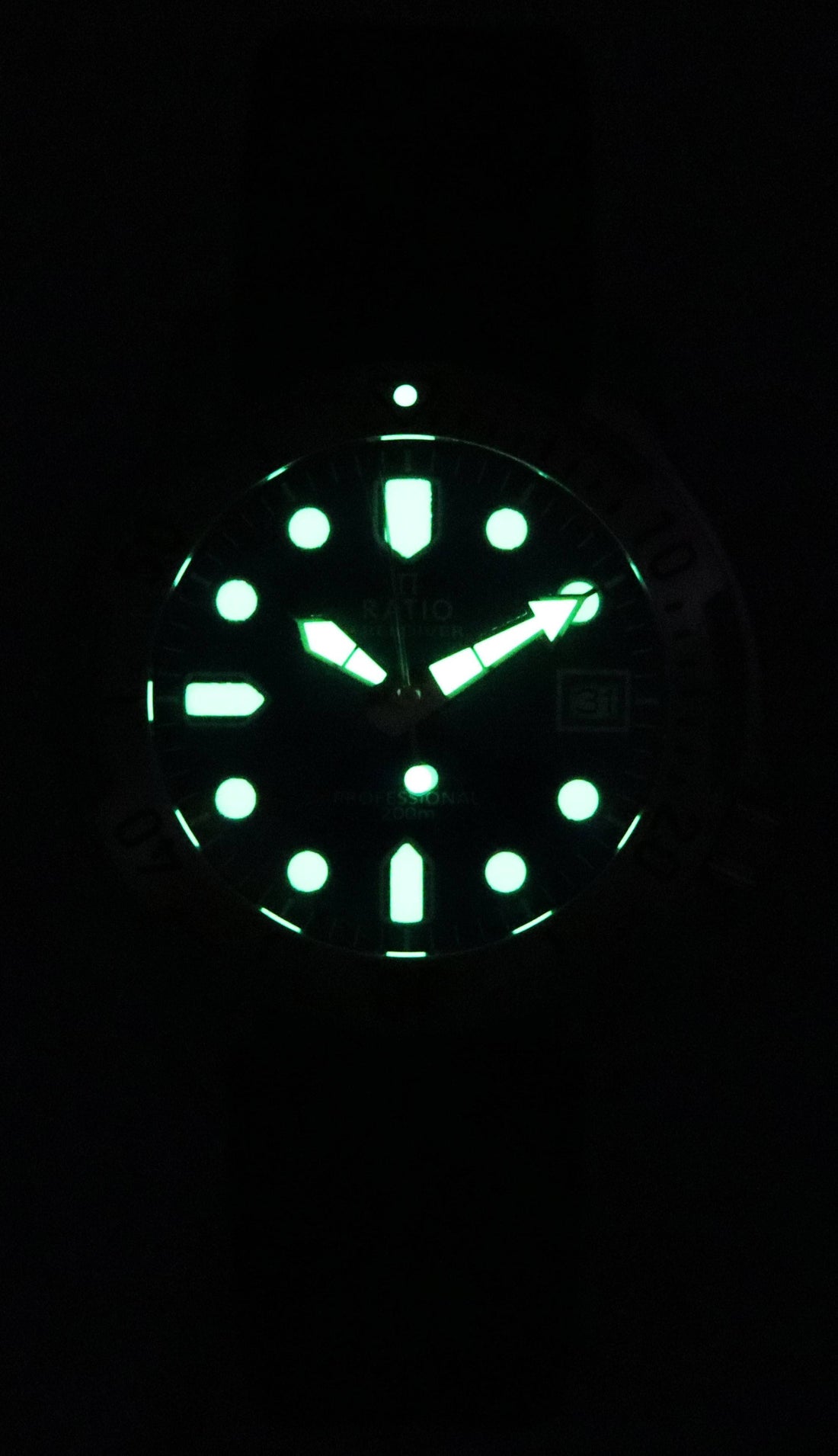 Ratio FreeDiver Professional Sapphire Blue Sunray Dial Quartz RTF023 200M Men's Watch