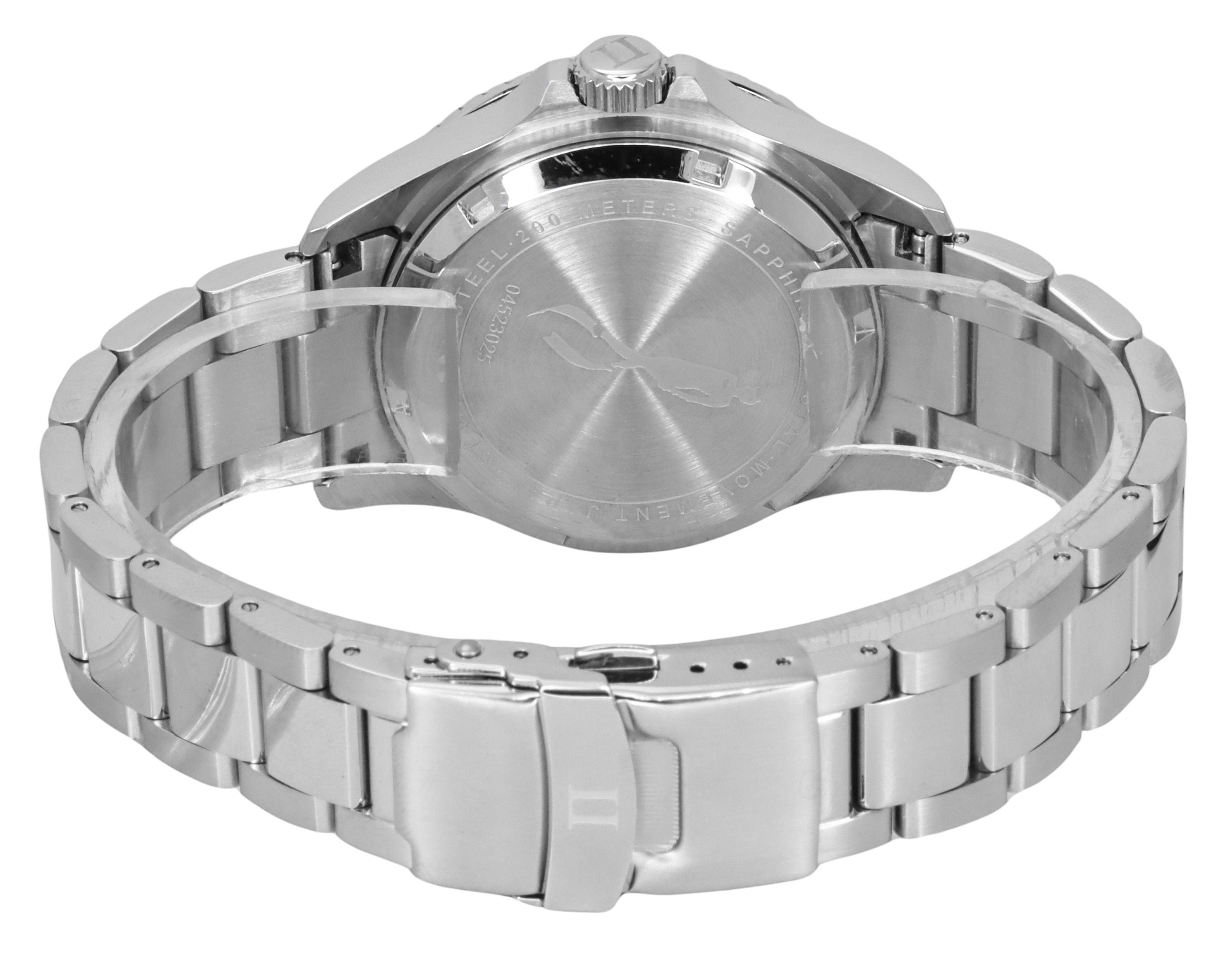 Ratio FreeDiver Sapphire Stainless Steel Orange Dial Automatic RTF045 200M Men's Watch
