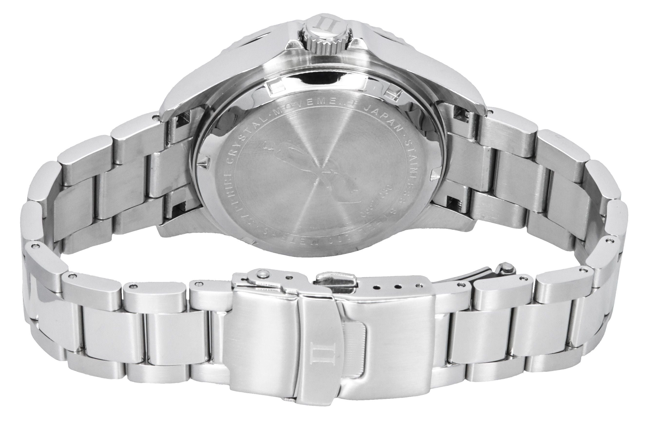 Ratio FreeDiver GMT Series Sapphire Stainless Steel Orange Dial Automatic RTF055 200M Men's Watch