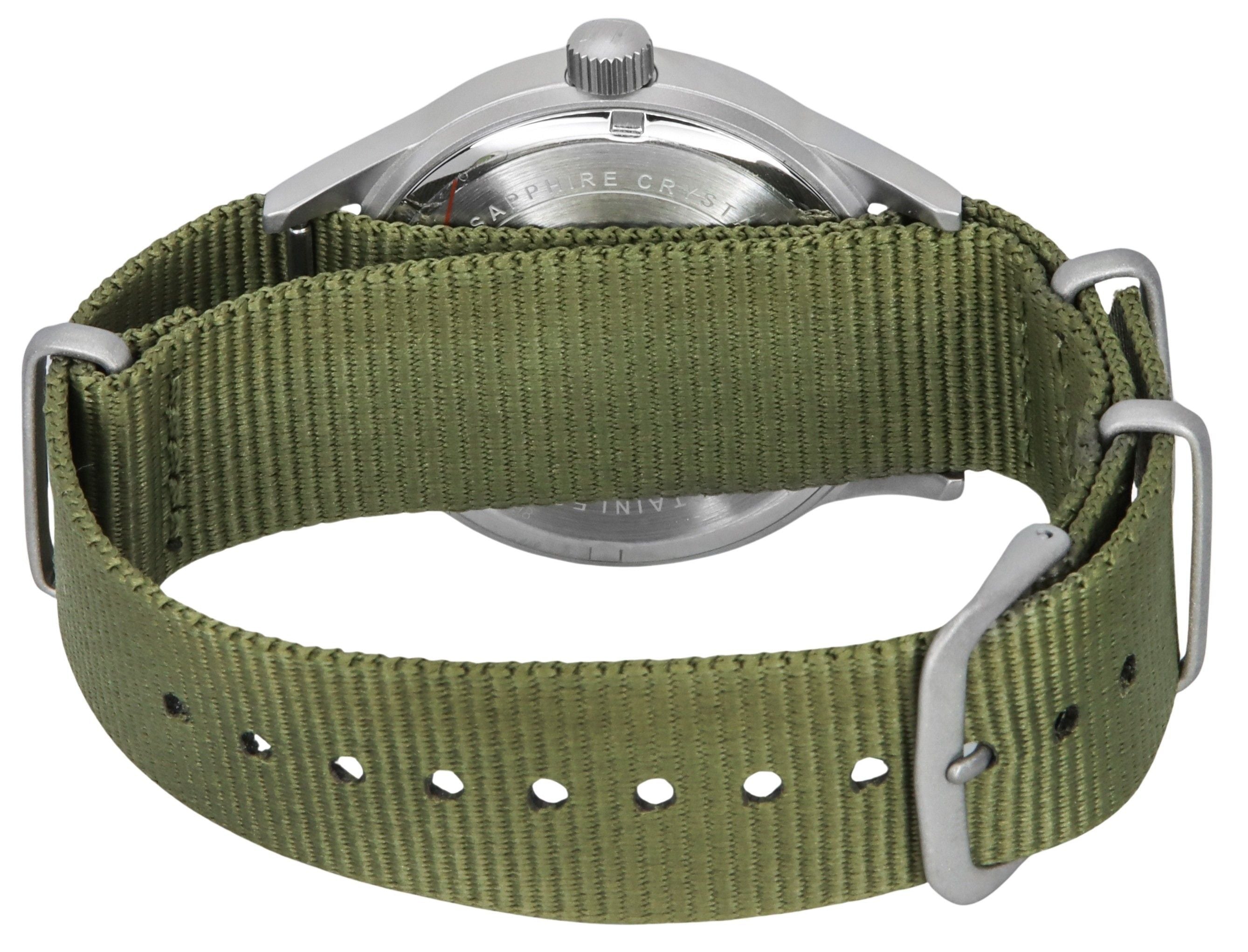 Ratio Quest Men's Field Watch Sapphire Nylon Strap Quartz RTQ011 100M Lewis And Clark Edition