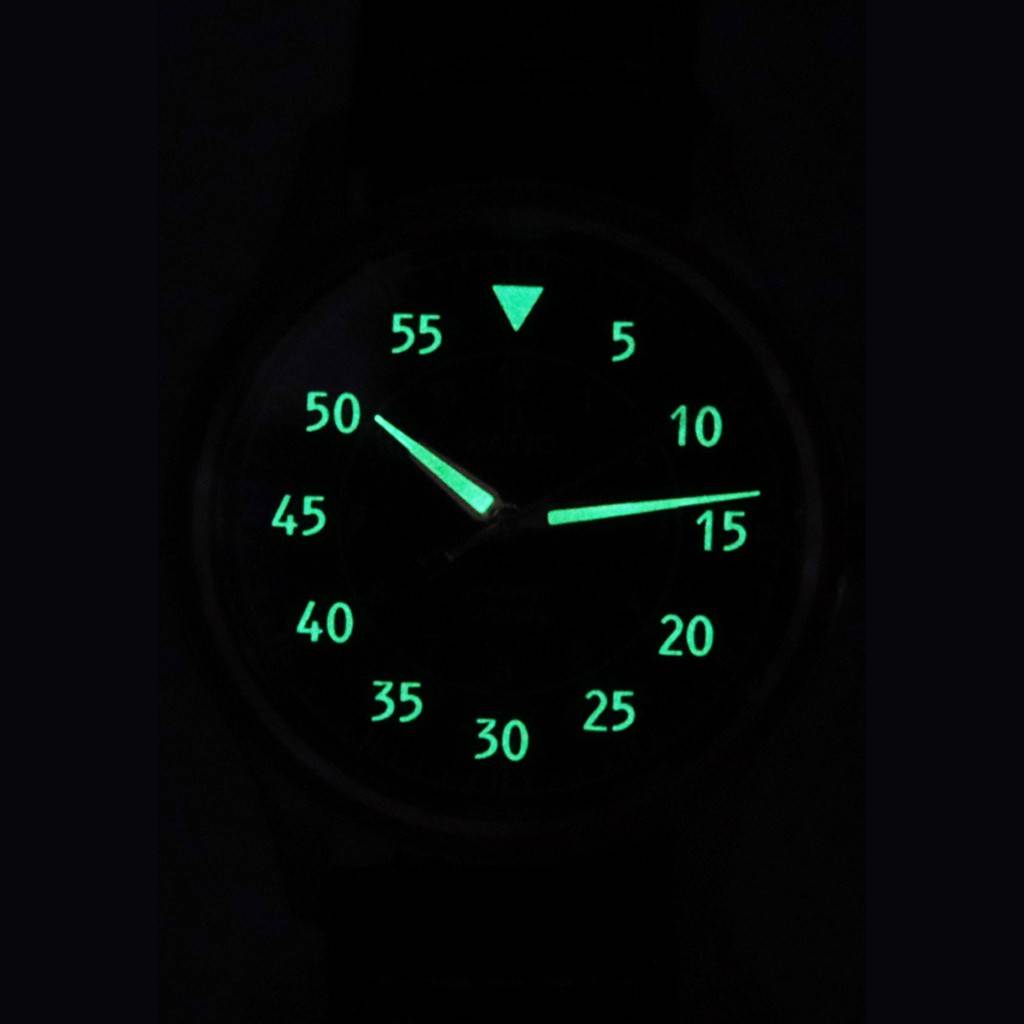 Ratio Skysurfer Pilot Blue Sunray Dial Leather Automatic RTS318 200M Men's Watch