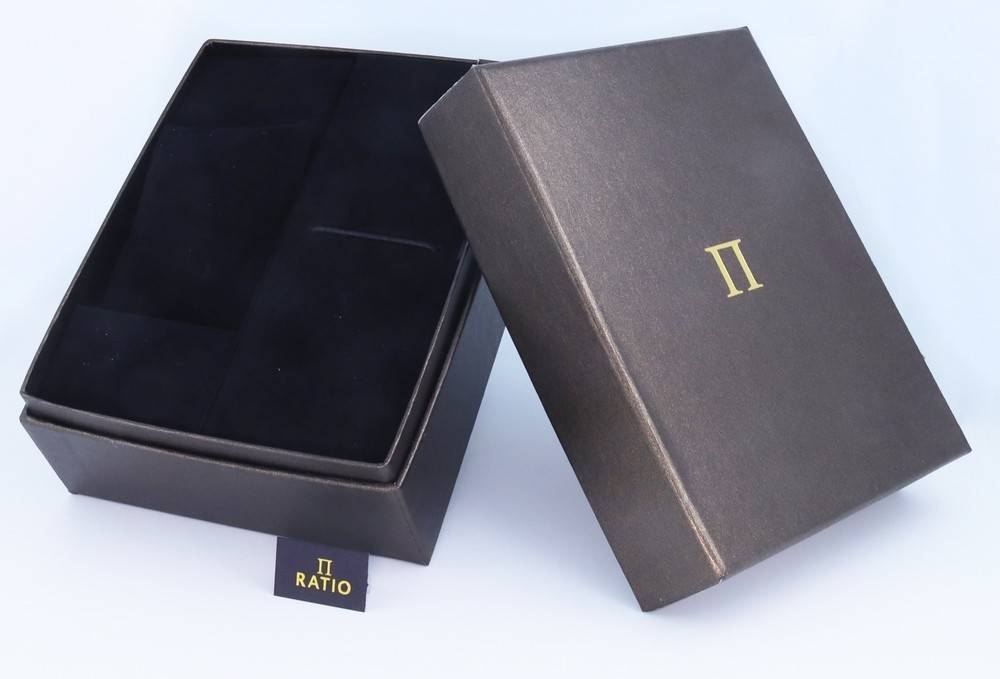 Ratio Skysurfer Pilot Black Sunray Dial Leather Automatic RTS321 200M Men's Watch