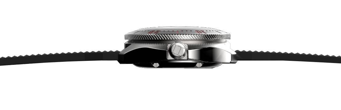Ratio FreeDiver X Marine Black With Black Ceramic Inlay Automatic Diver RTX001 200M Men's Watch
