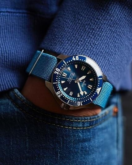 Ratio FreeDiver X Ocean Blue With Blue Ceramic Inlay Automatic RTX003 200M Men's Watch