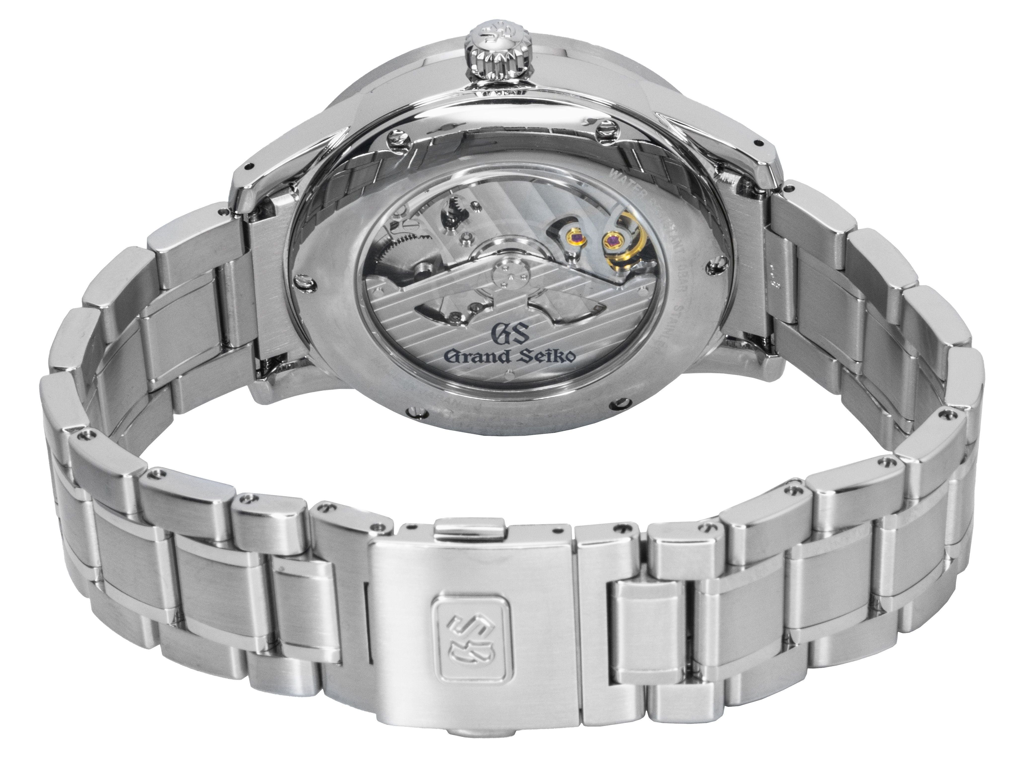 Grand Seiko Elegance GMT Stainless Steel Silver Dial Automatic SBGE269G 100M Men's Watch