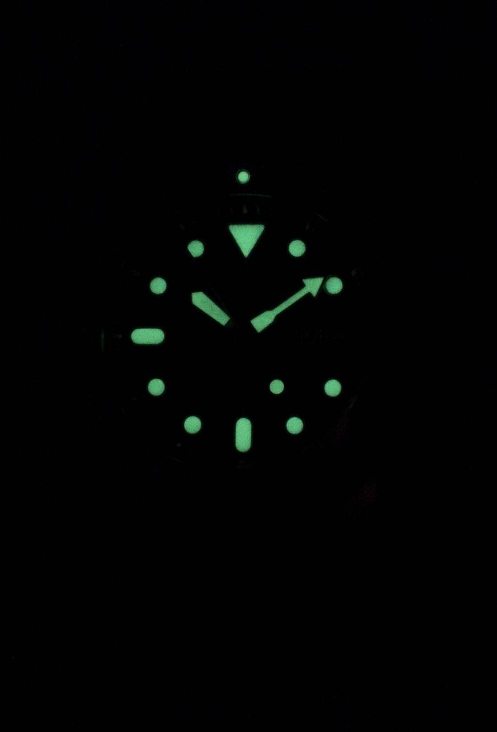Seiko Automatic SKX009K1-var-LS14 Diver's 200M Black Leather Strap Men's Watch