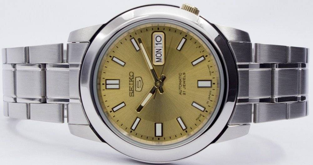 Seiko 5 Automatic 21 Jewels Japan Made SNKK13 SNKK13J1 SNKK13J Men's Watch
