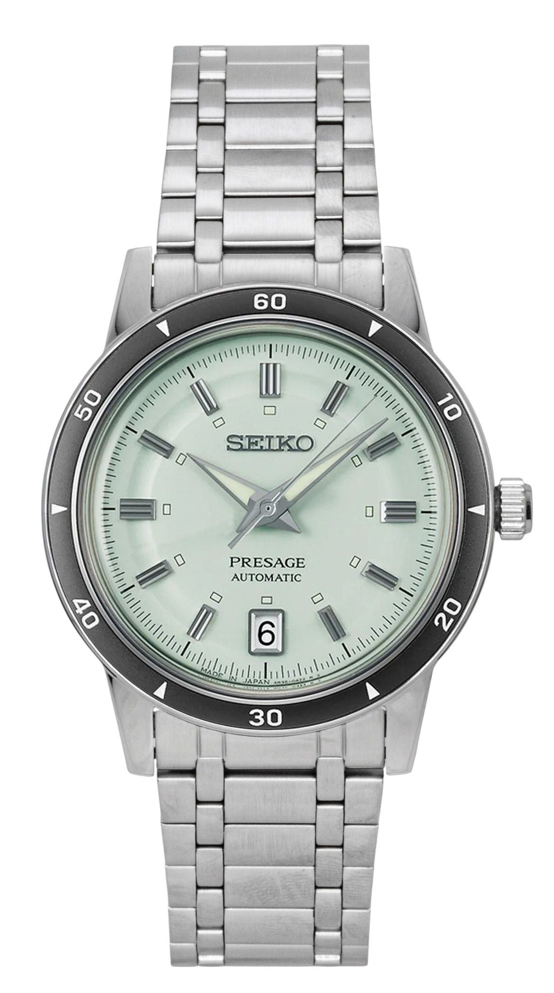 Seiko Presage Style 60's Stainless Steel Mint Green Dial Automatic SRPL71J1 Men's Watch
