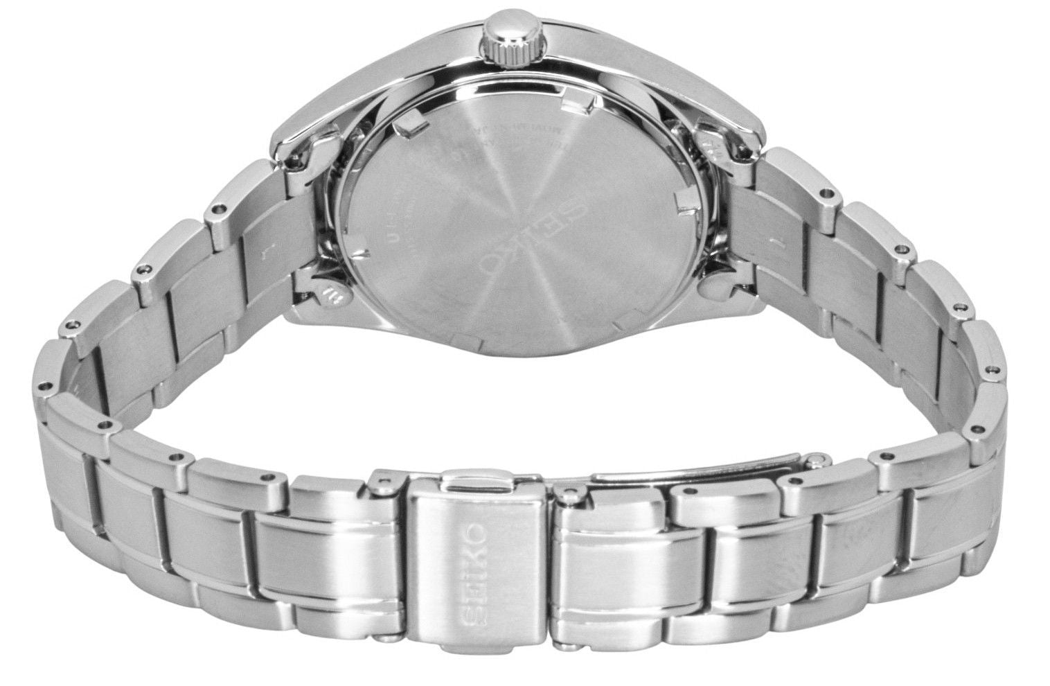 Seiko Conceptual Stainless Steel Pink Dial Quartz SUR529P1 100M Women's Watch