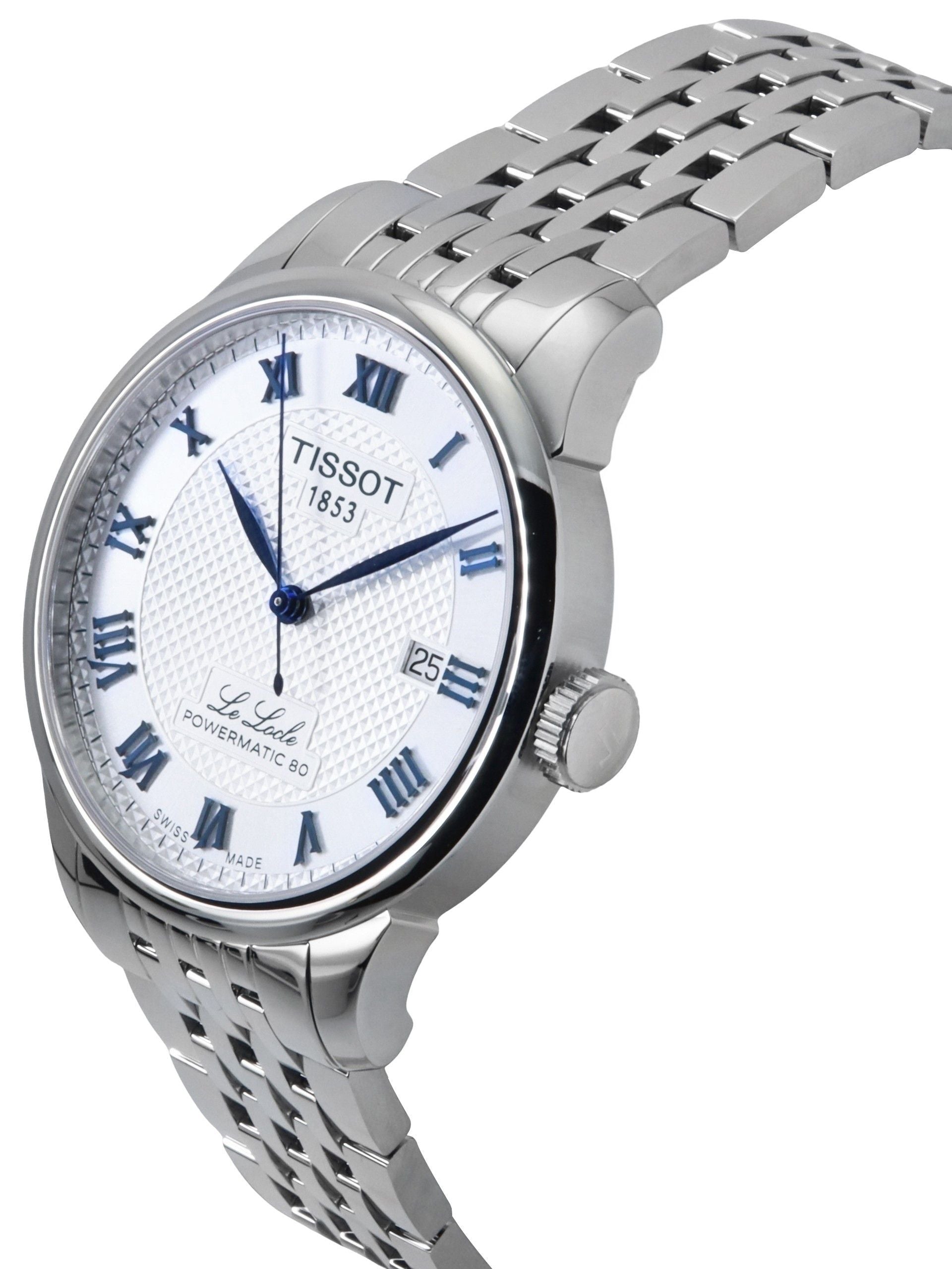 Tissot Le Locle Powermatic 80 20th Anniversary Stainless Steel Silver Dial Automatic T006.407.11.033.03 Men's Watch