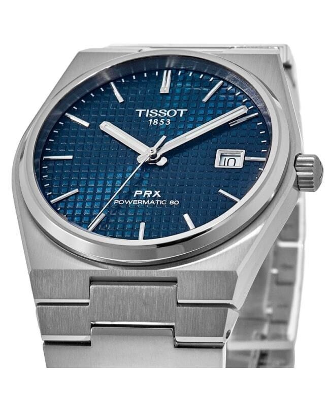 Tissot PRX T-Classic Powermatic 80 Blue Dial Automatic T137.207.11.041.00 100M Unisex Watch