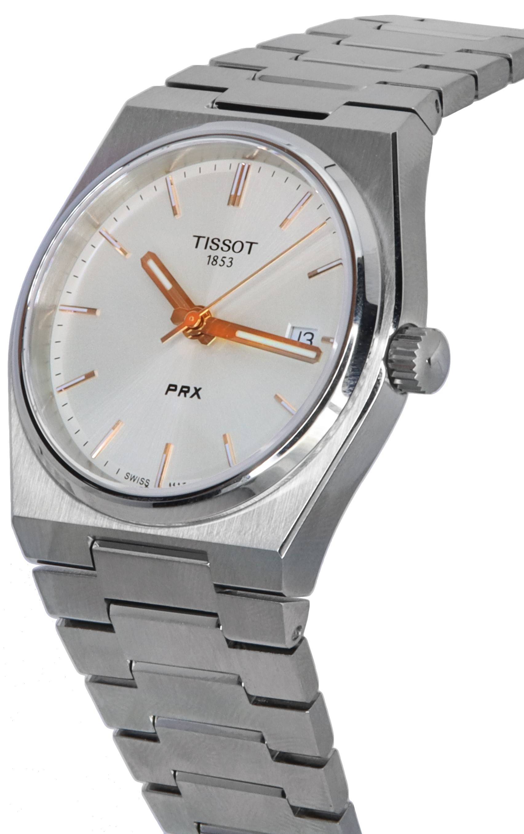 Tissot PRX T-Classic Stainless Steel Silver Dial Quartz T137.210.11.031.00 T1372101103100 100M Unisex Watch