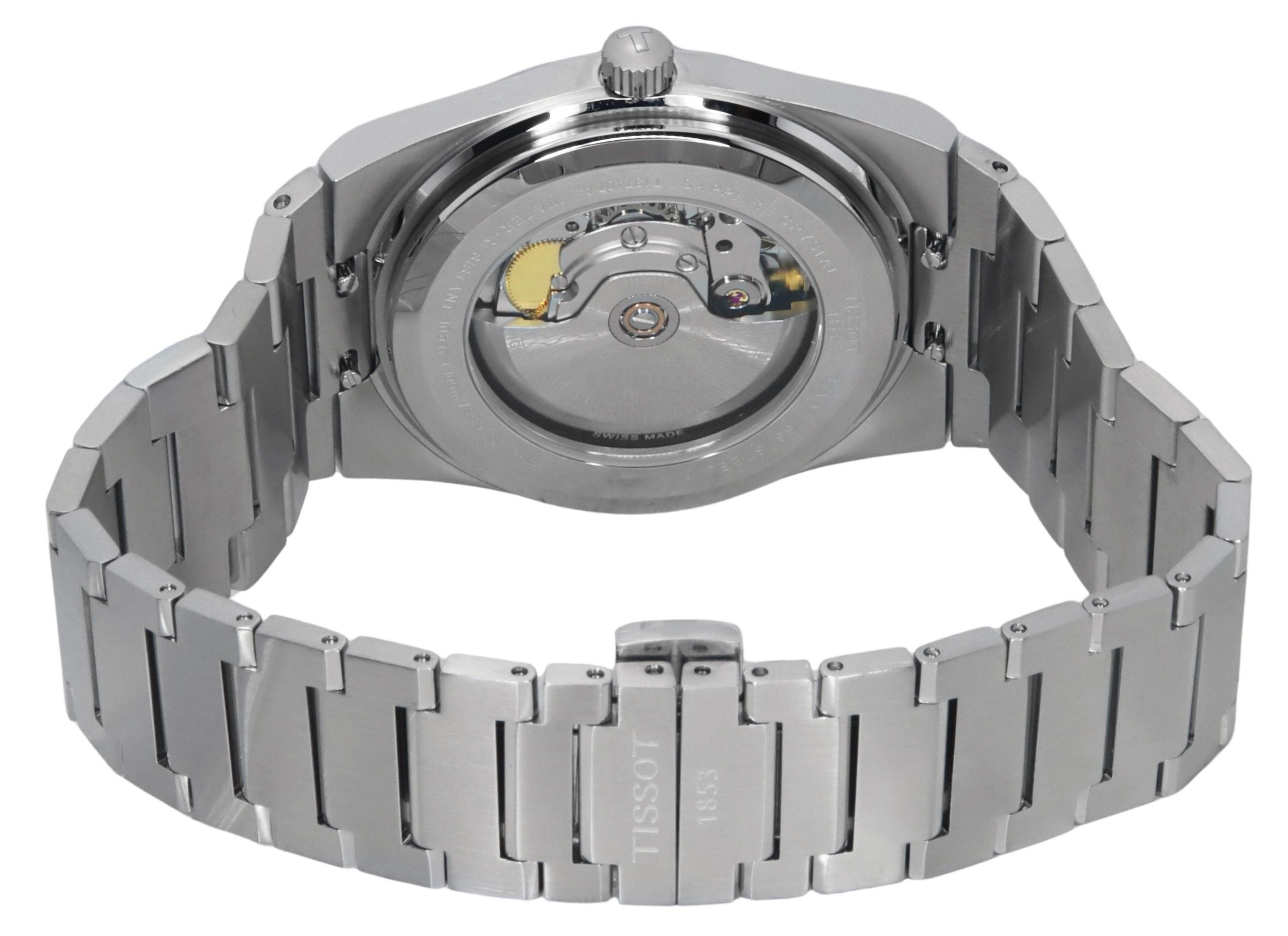 Tissot PRX Powermatic 80 Gradient Stainless Steel Black Chameleon Dial Automatic T137.407.11.051.01 100M Men's Watch