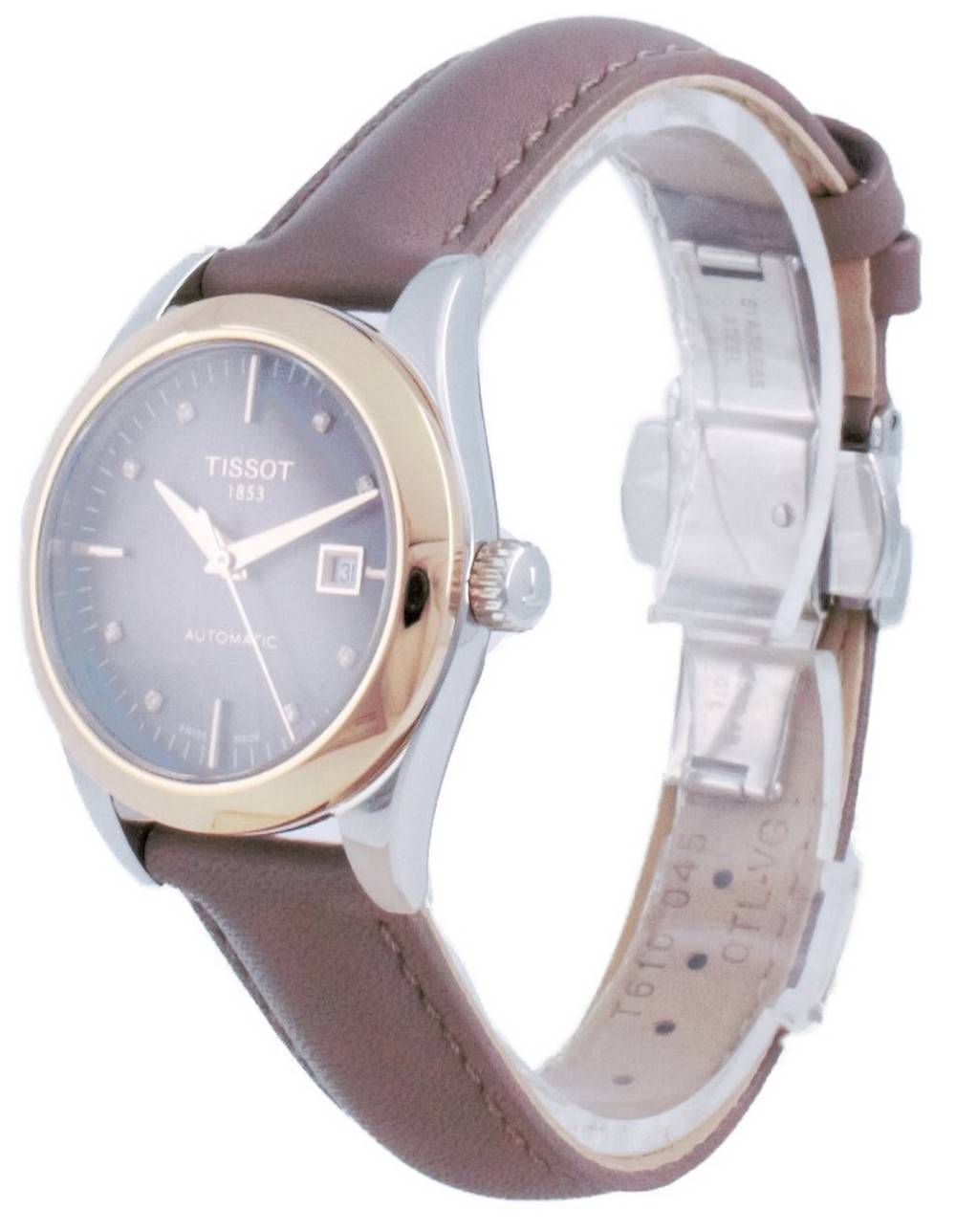 Tissot T-My Lady 18K Gold Diamond Accents Automatic T930.007.46.296.00 T9300074629600 Women's Watch