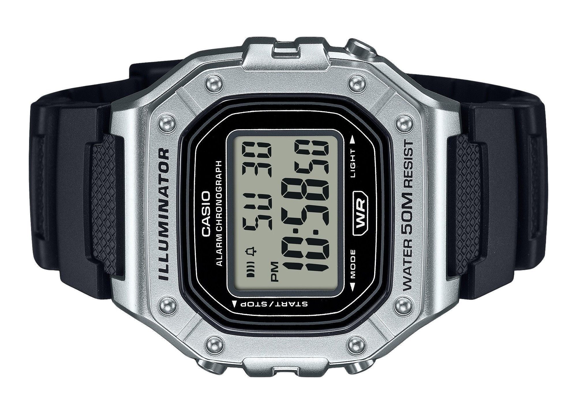 Casio Standard Digital Resin Strap Quartz W-218HM-7AV Men's Watch