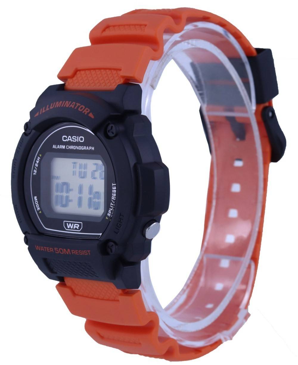 Casio Youth Digital Alarm Quartz W-219H-4AV W219H-4 Men's Watch