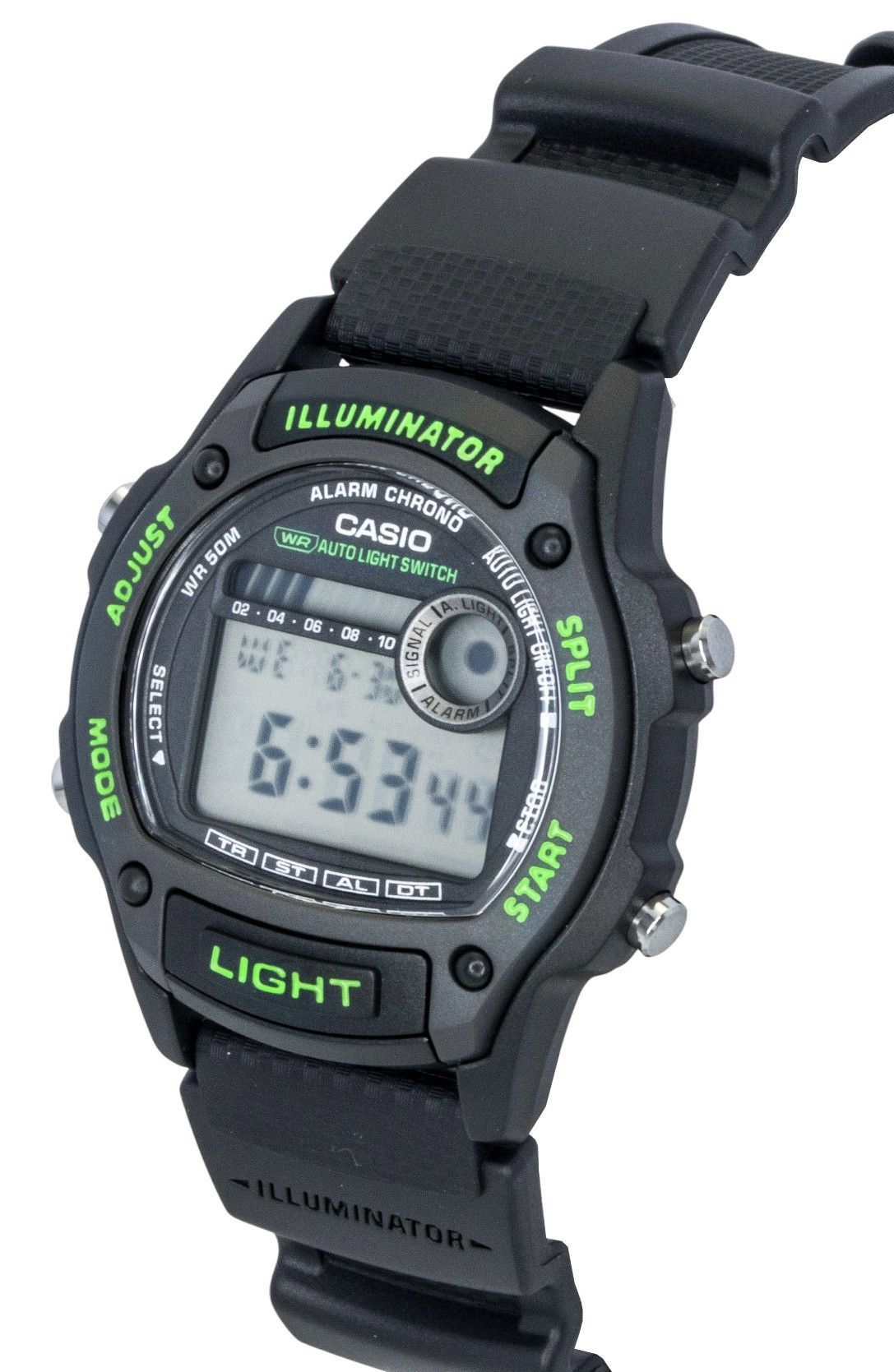 Casio Standard Digital Bio-Based Resin Strap Quartz W-220H-1A3V Unisex Watch