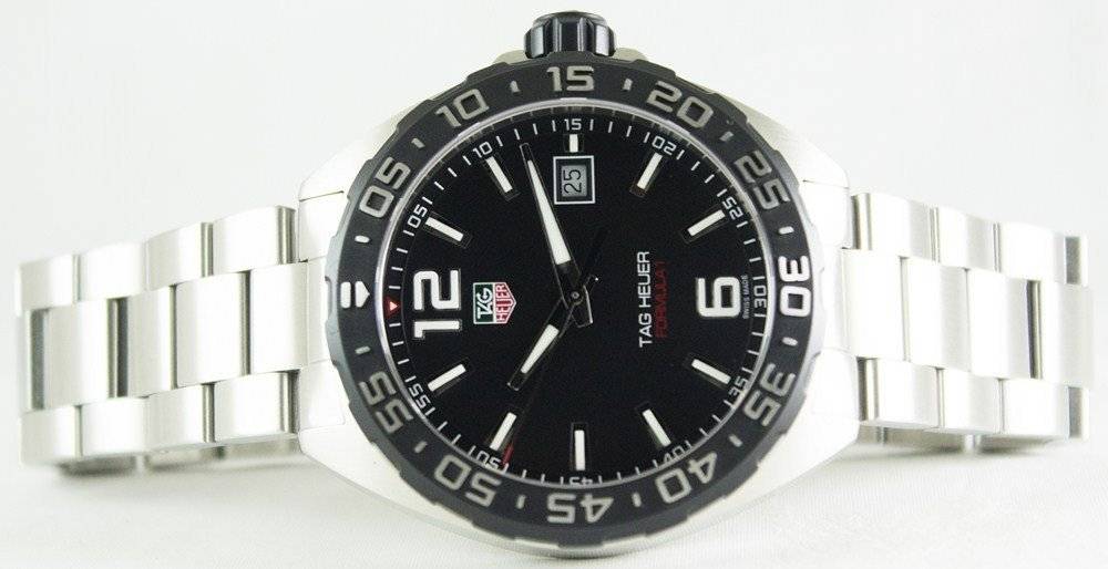 Tag Heuer Formula One Black Dial Stainless Steel WAZ1110.BA0875 Men's Watch