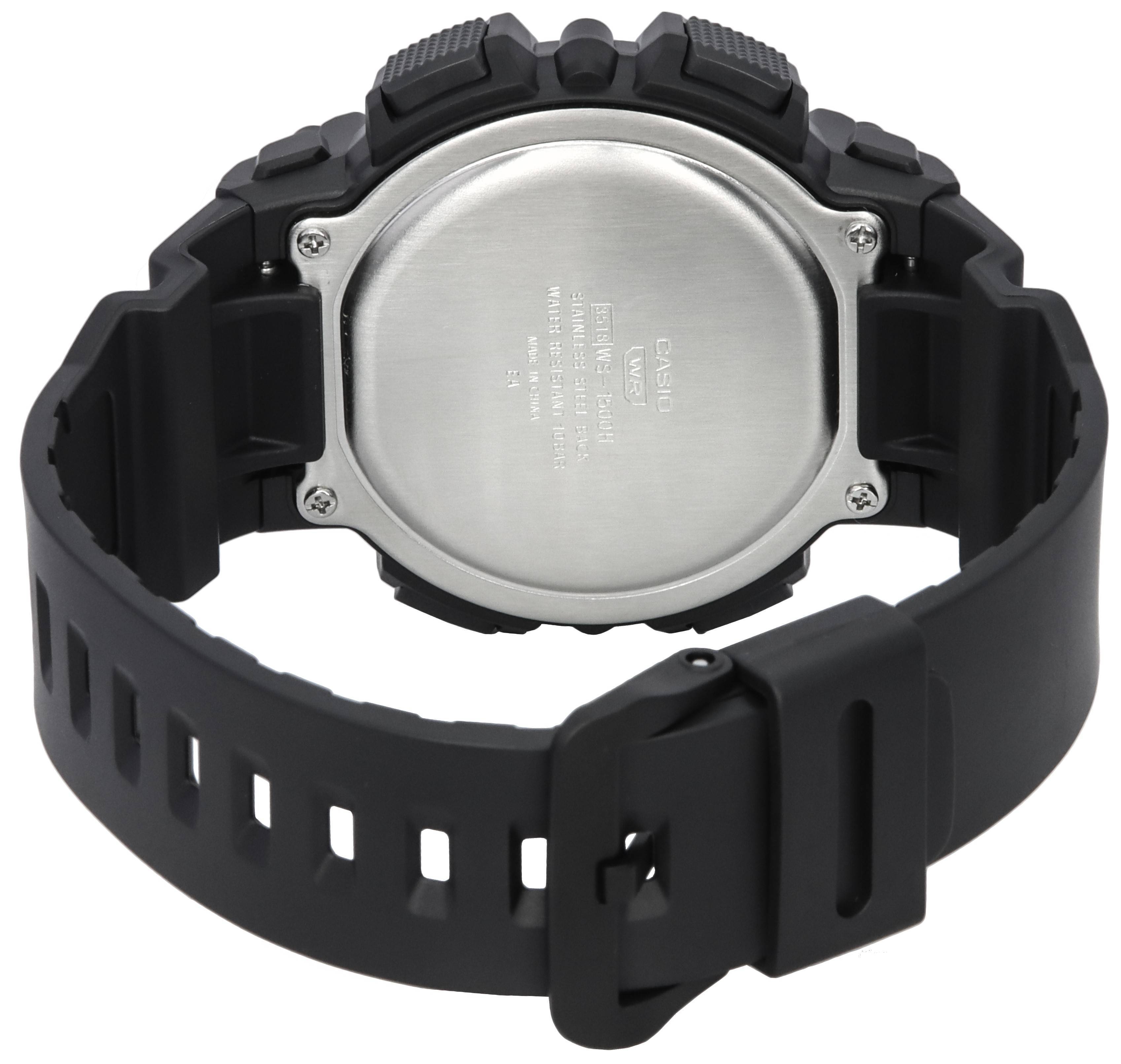 Casio Fishing Gear Line Digital Quartz WS-1500H-1A WS1500H-1 100M Men's Watch