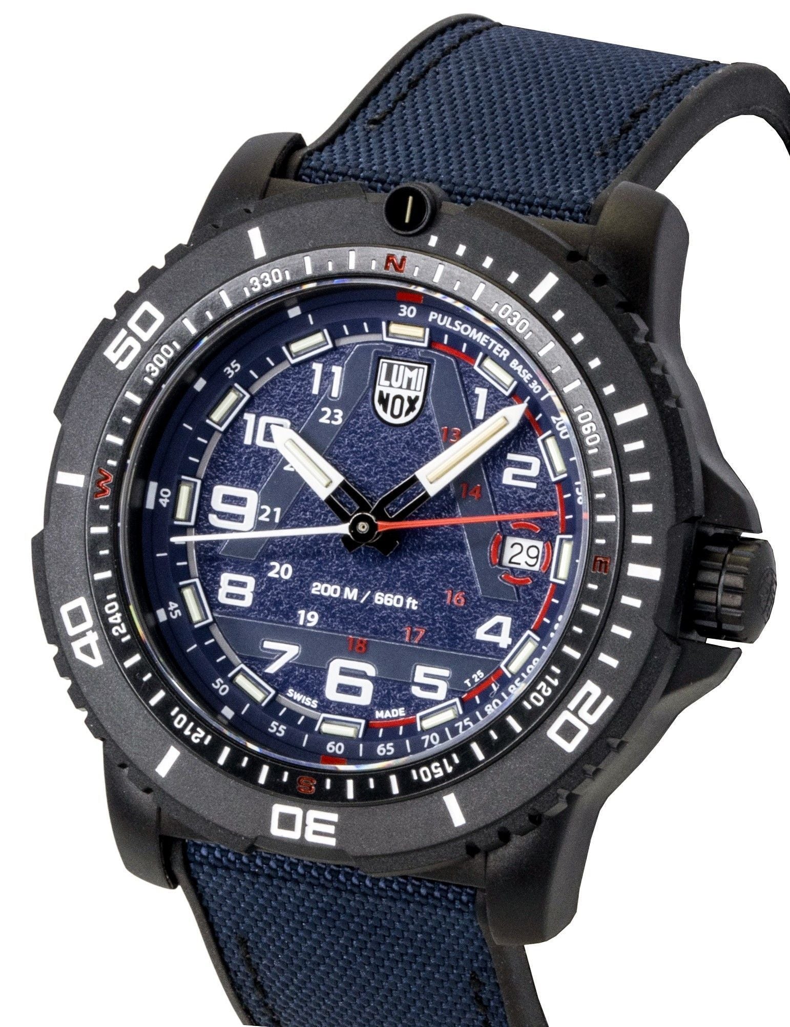 Luminox ICE-SAR Arctic Rubber Strap Blue Dial Quartz Diver's XL.1083 200M Men's Watch