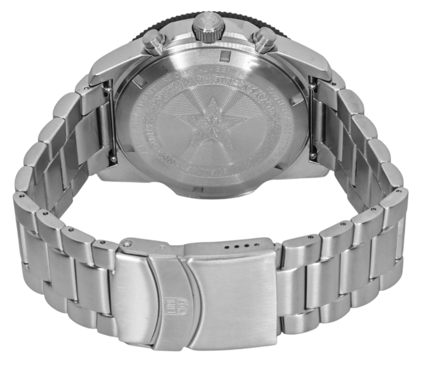 Luminox Pacific Diver Chronograph Stainless Steel Black Dial Quartz XS.3143.M 200M Men's Watch