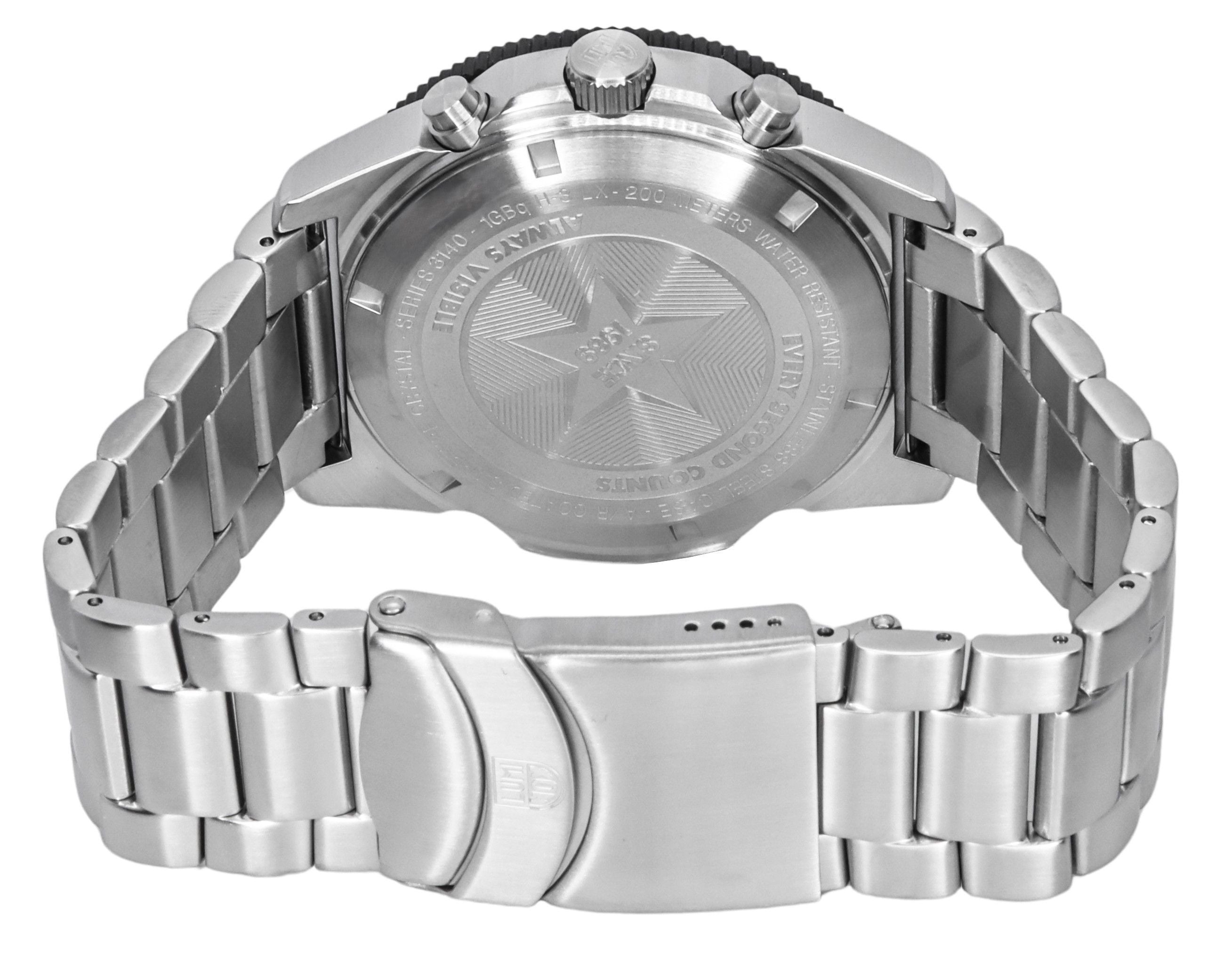 Luminox Pacific Diver Chronograph Stainless Steel Blue Dial Quartz XS.3144 200M Men's Watch