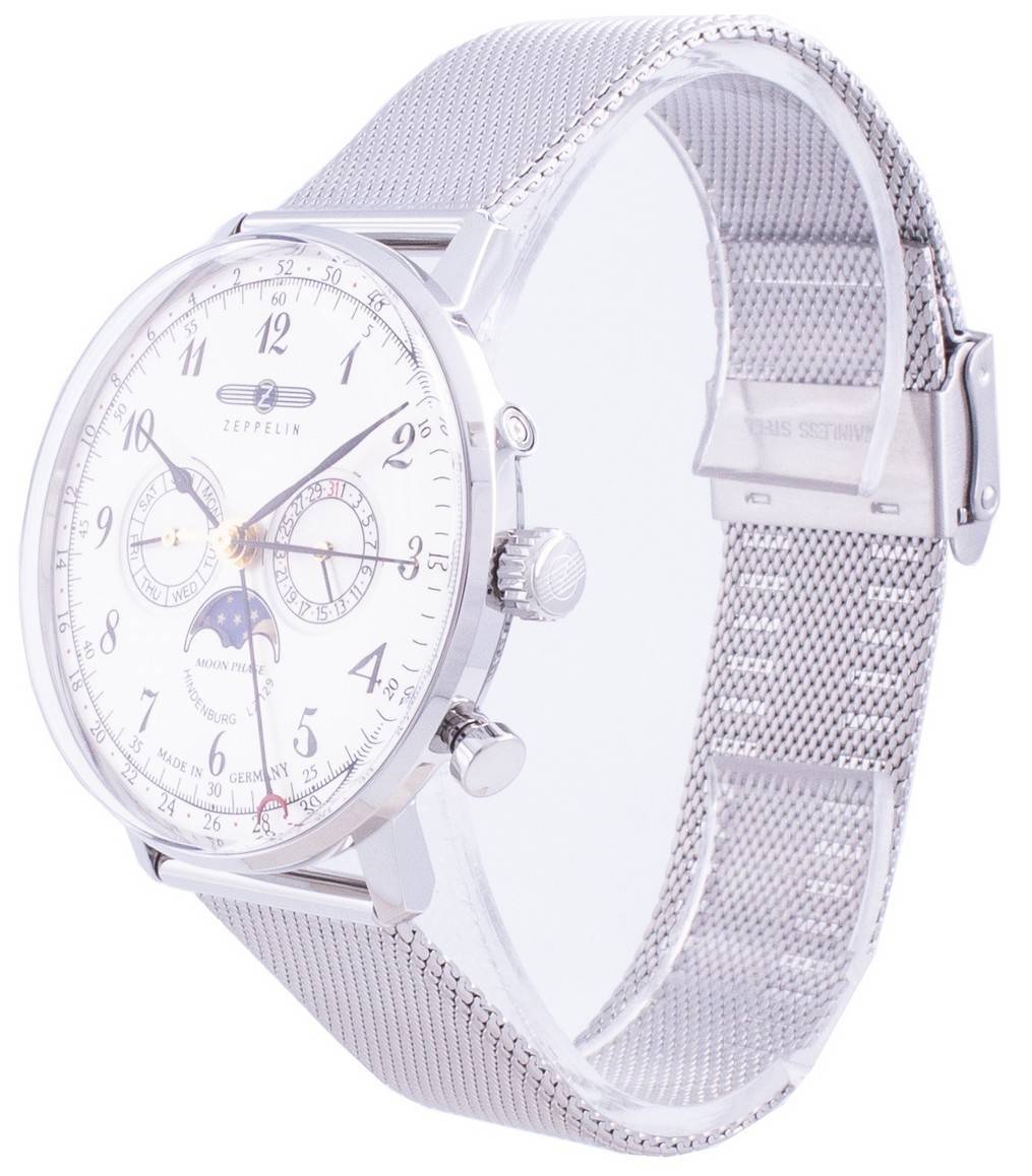 Zeppelin Hindenburg LZ129 7036M-1 7036M1 Quartz Moon Phase Men's Watch