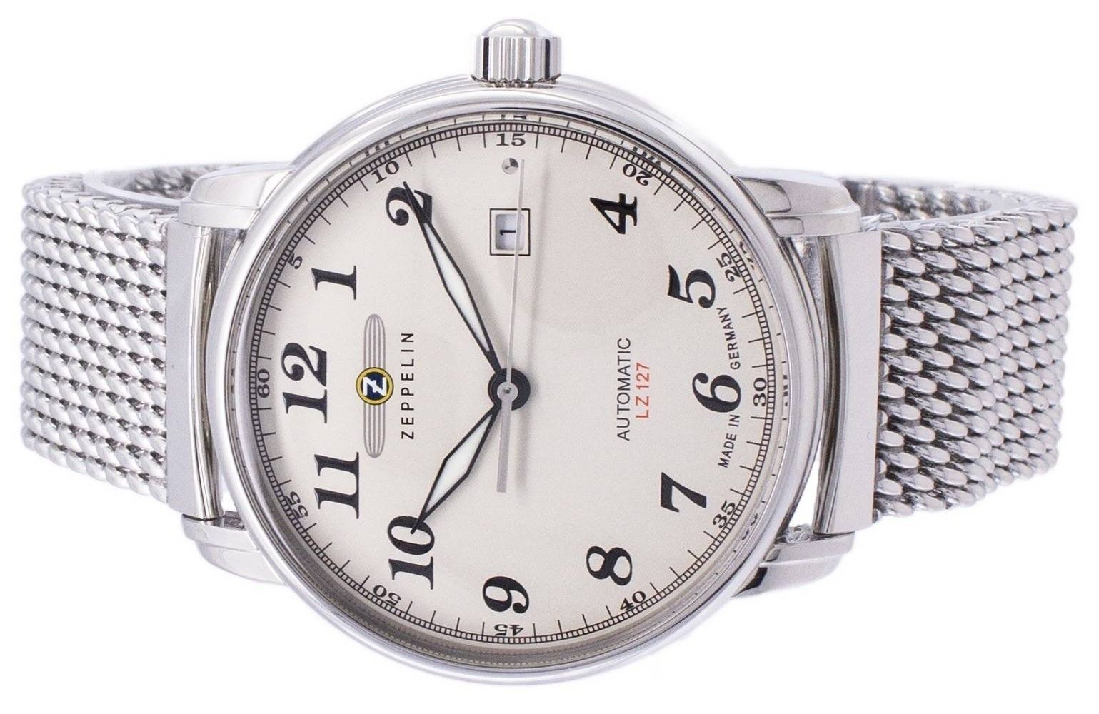 Zeppelin Series LZ127 Graf Automatic Germany Made 7656M-5 7656M5 Men's Watch