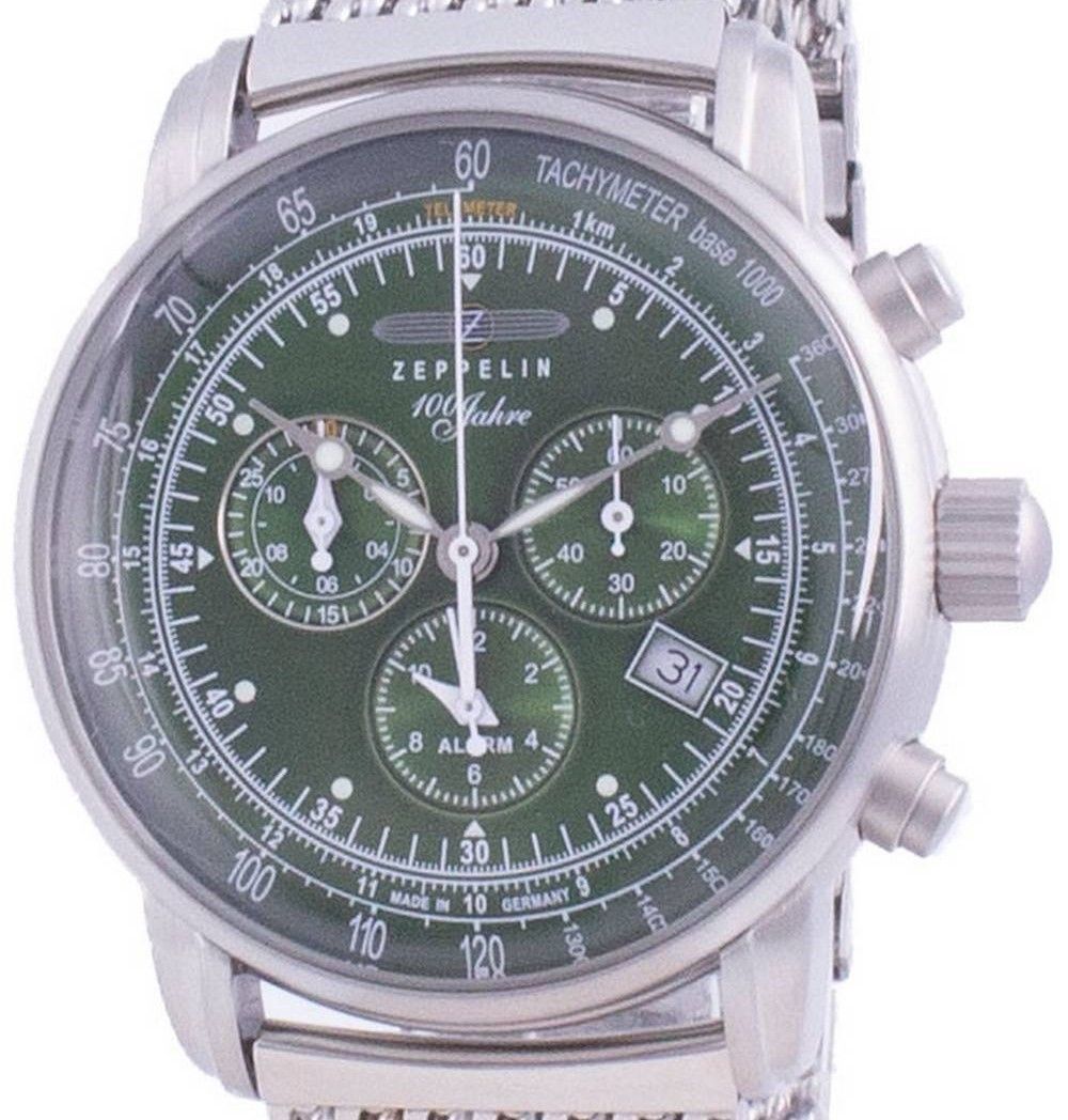 Zeppelin Jahre 100 Years Edition Chronograph Quartz 8680M-4 8680M4 Men's Watch