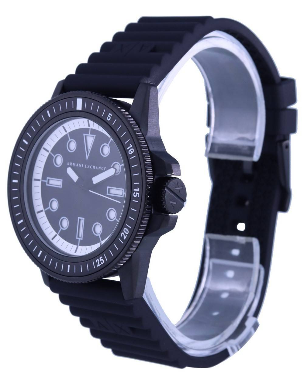 Armani Exchange Leonardo Silicone Strap Quartz AX1852 Men's Watch - Prestige Stones