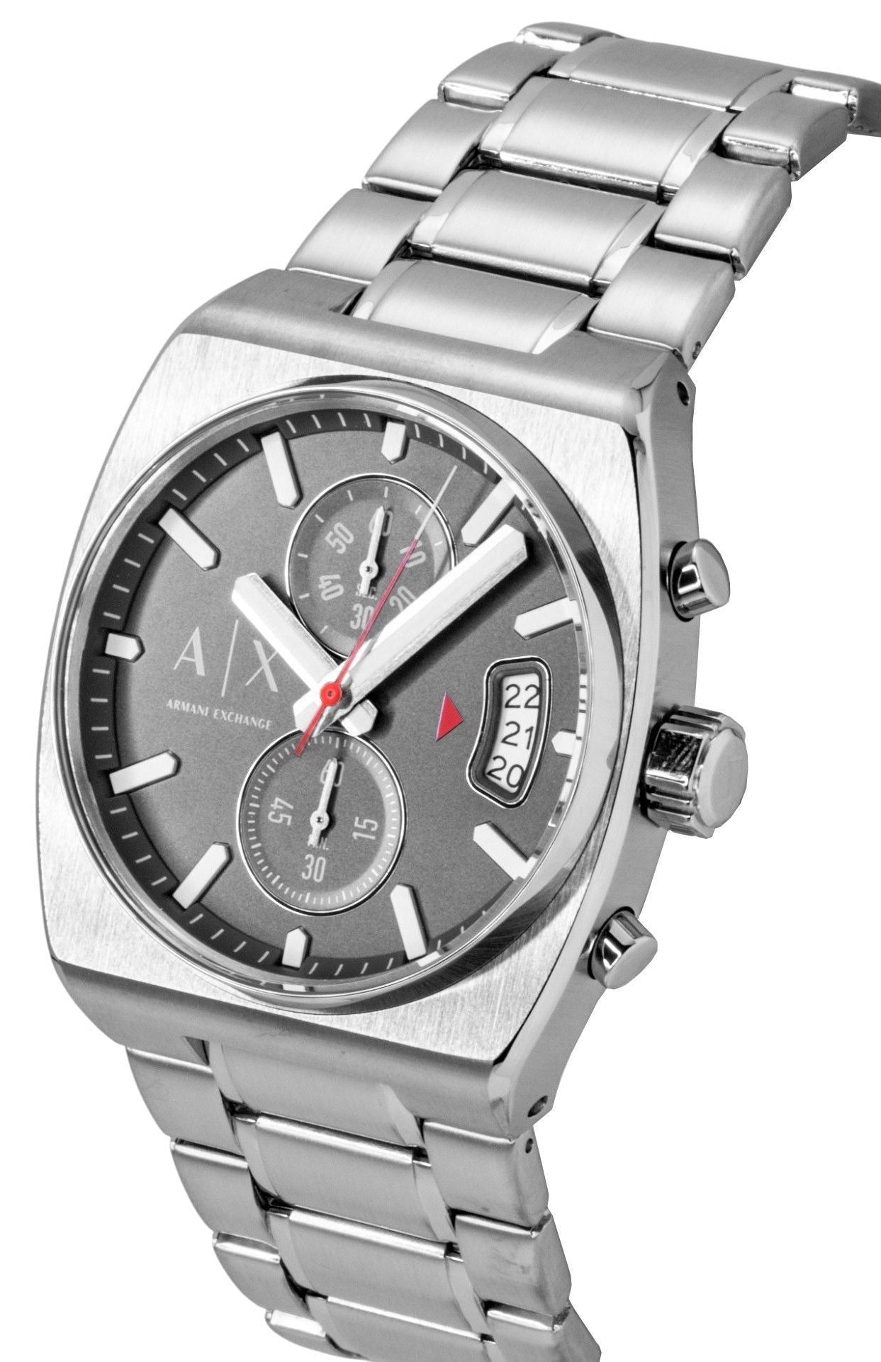 Armani Exchange Oliver Chronograph Stainless Steel Grey Dial Quartz AX2820 Men's Watch - Prestige Stones