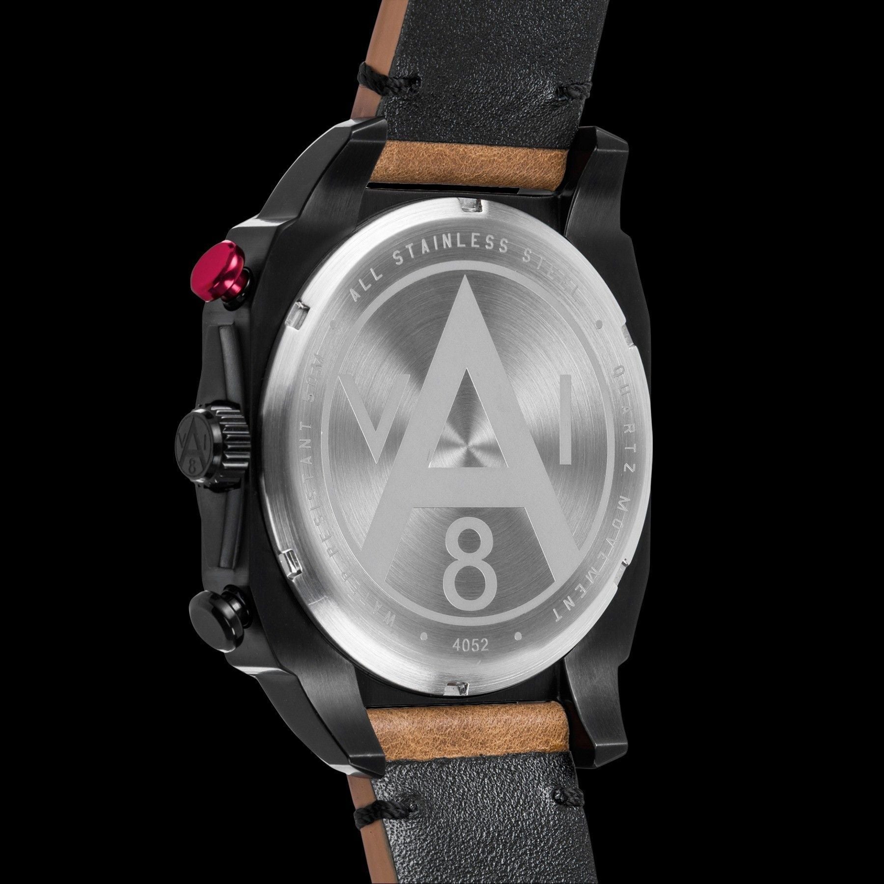 AVI - 8 Hawker Hunter Charcoal Ember Brown Retrograde Chronograph Quartz AV - 4052 - 02 Men's Watch - Prestige Stones
