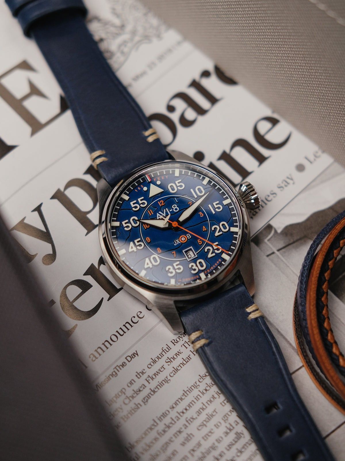 AVI - 8 Hawker Hurricane Clowes Acklington Automatic AV - 4097 - 02 Men's Watch - Prestige Stones