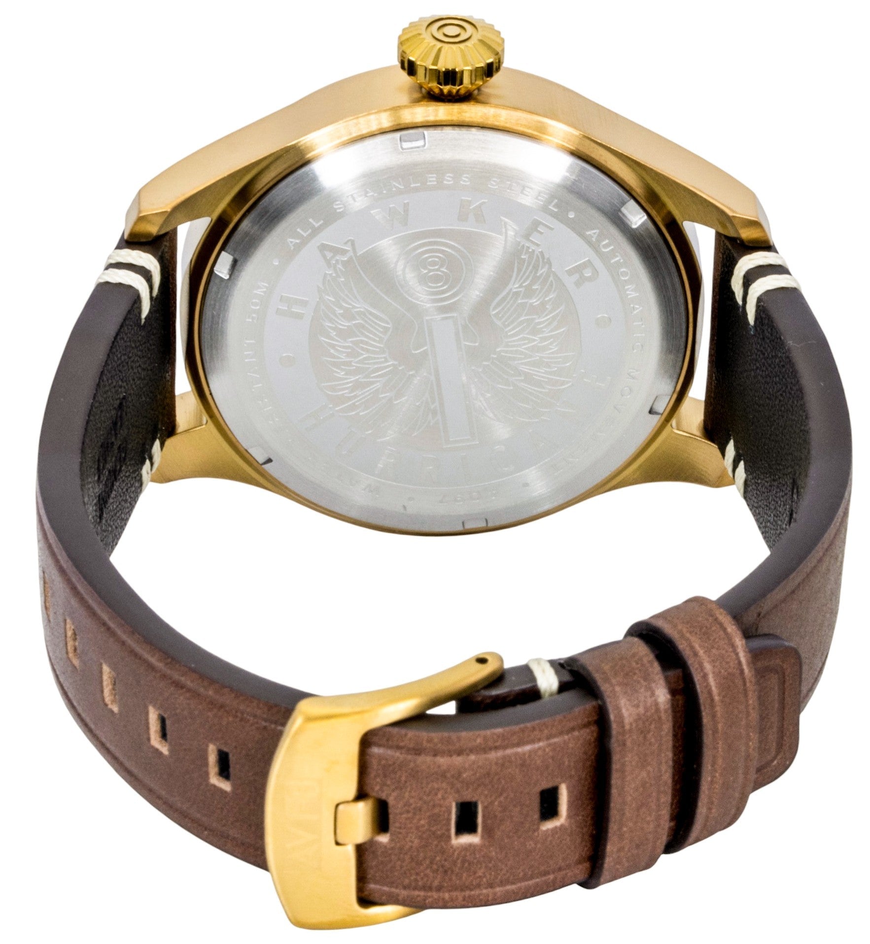 AVI - 8 Hawker Hurricane Clowes Northholt Leather Strap Green Dial Automatic AV - 4097 - 04 Men's Watch - Prestige Stones