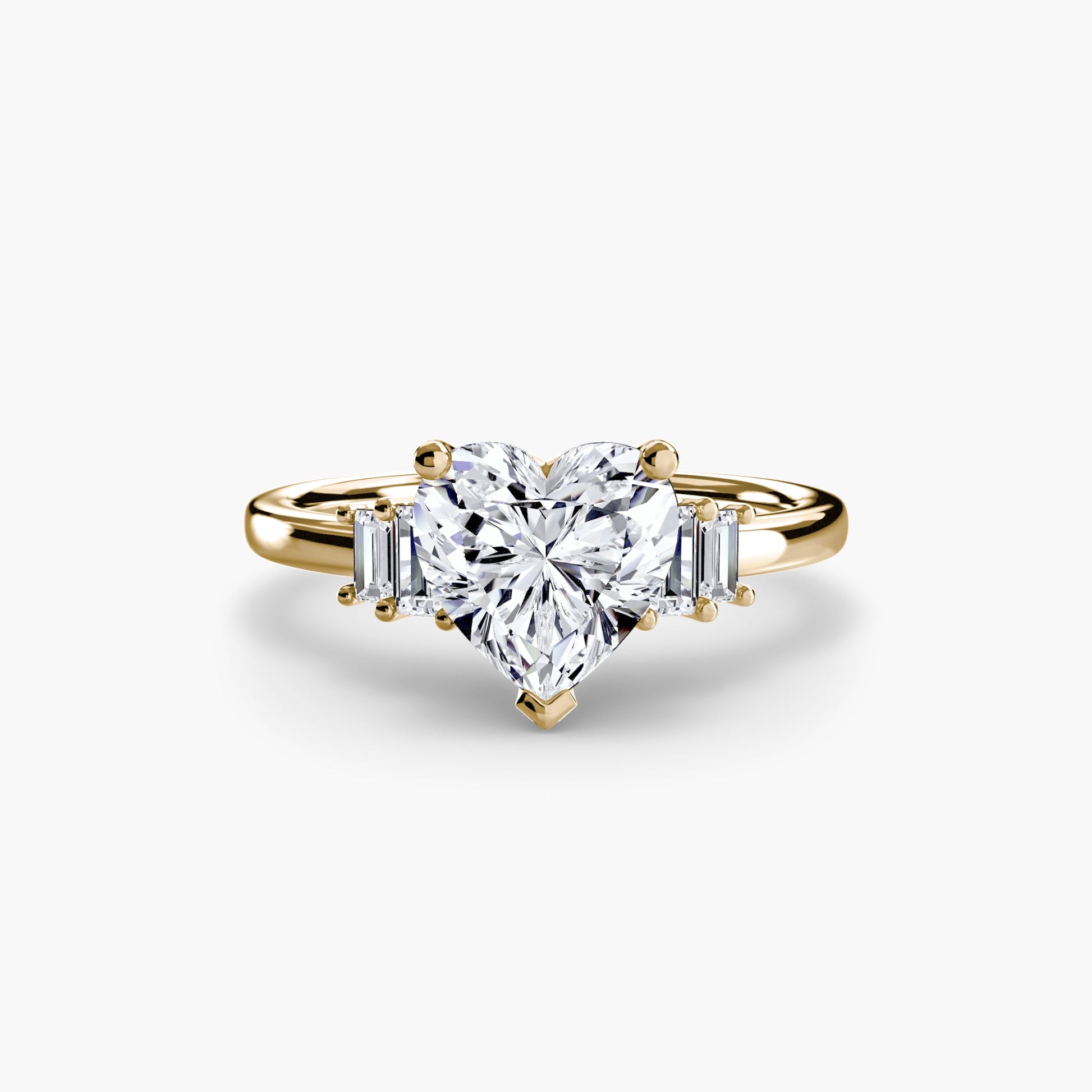 Baguette Accent Solitaire - Prestige Stones